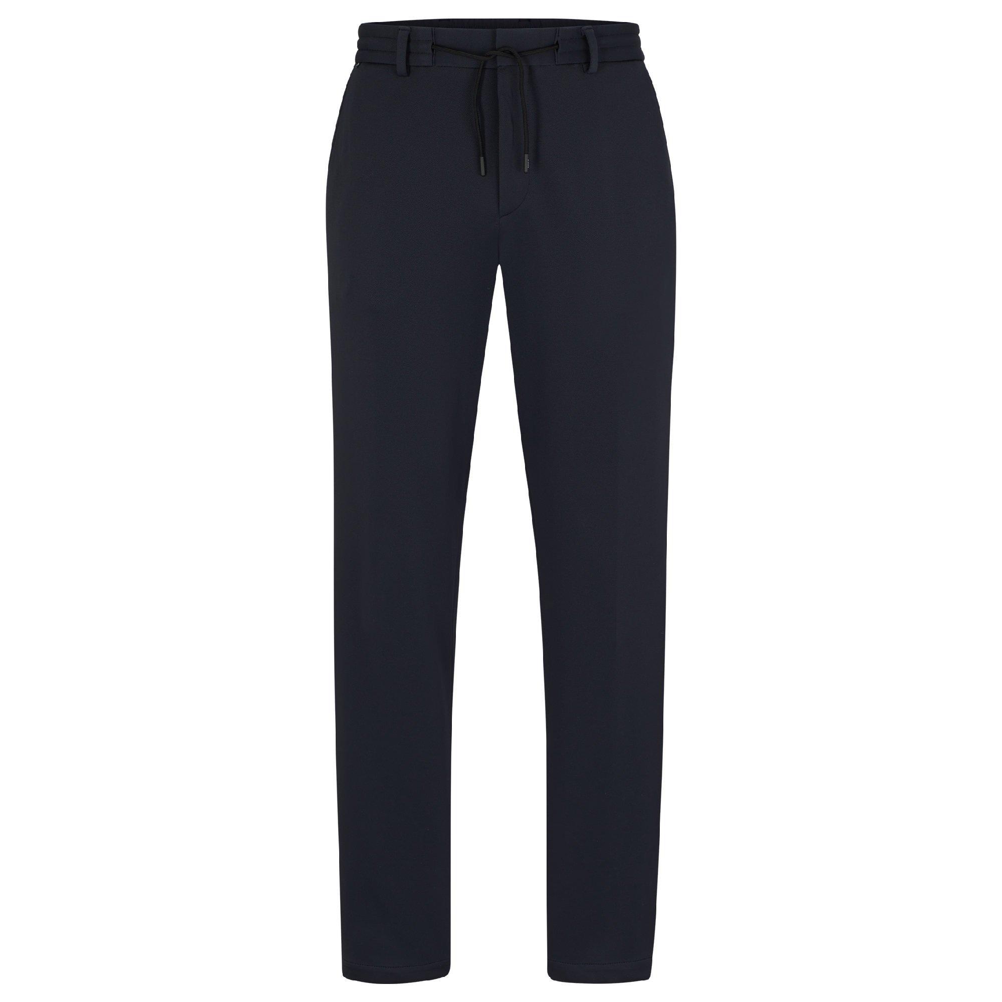 Boss Men's Straight Leg Trousers - Dark Blue - 36