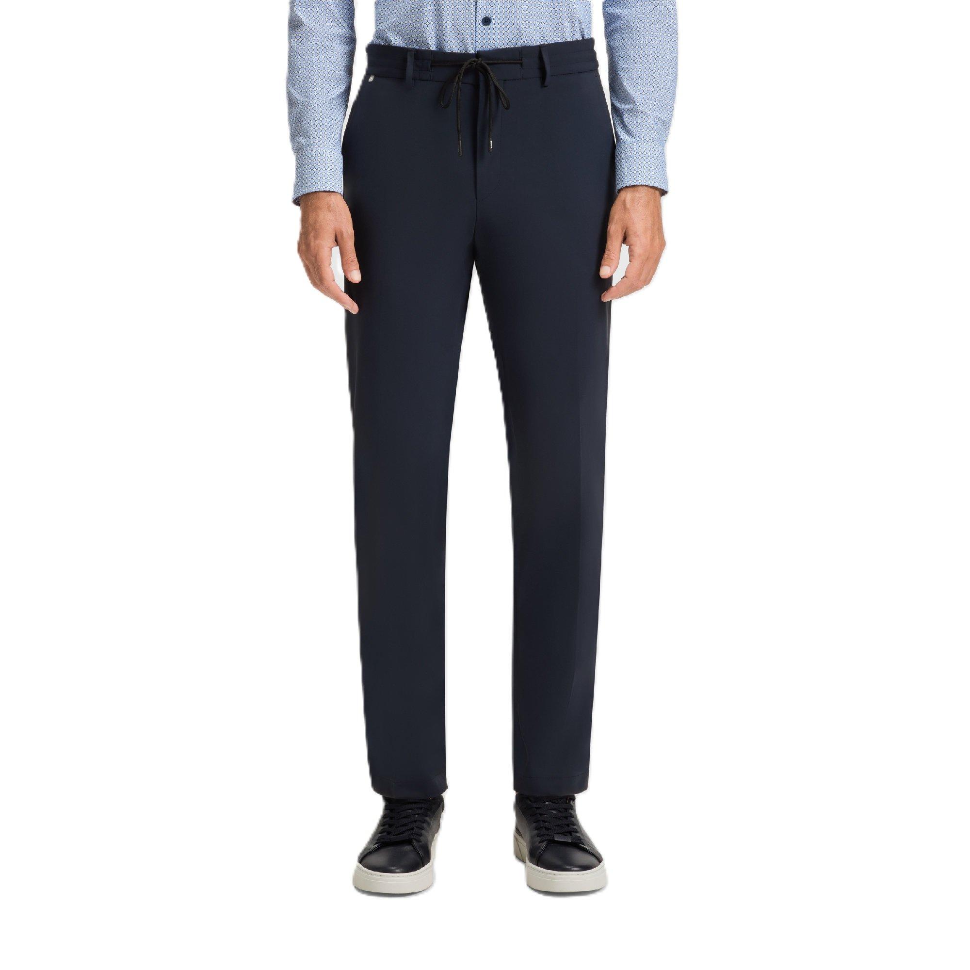 Boss Men's Straight Leg Trousers - Dark Blue - 36