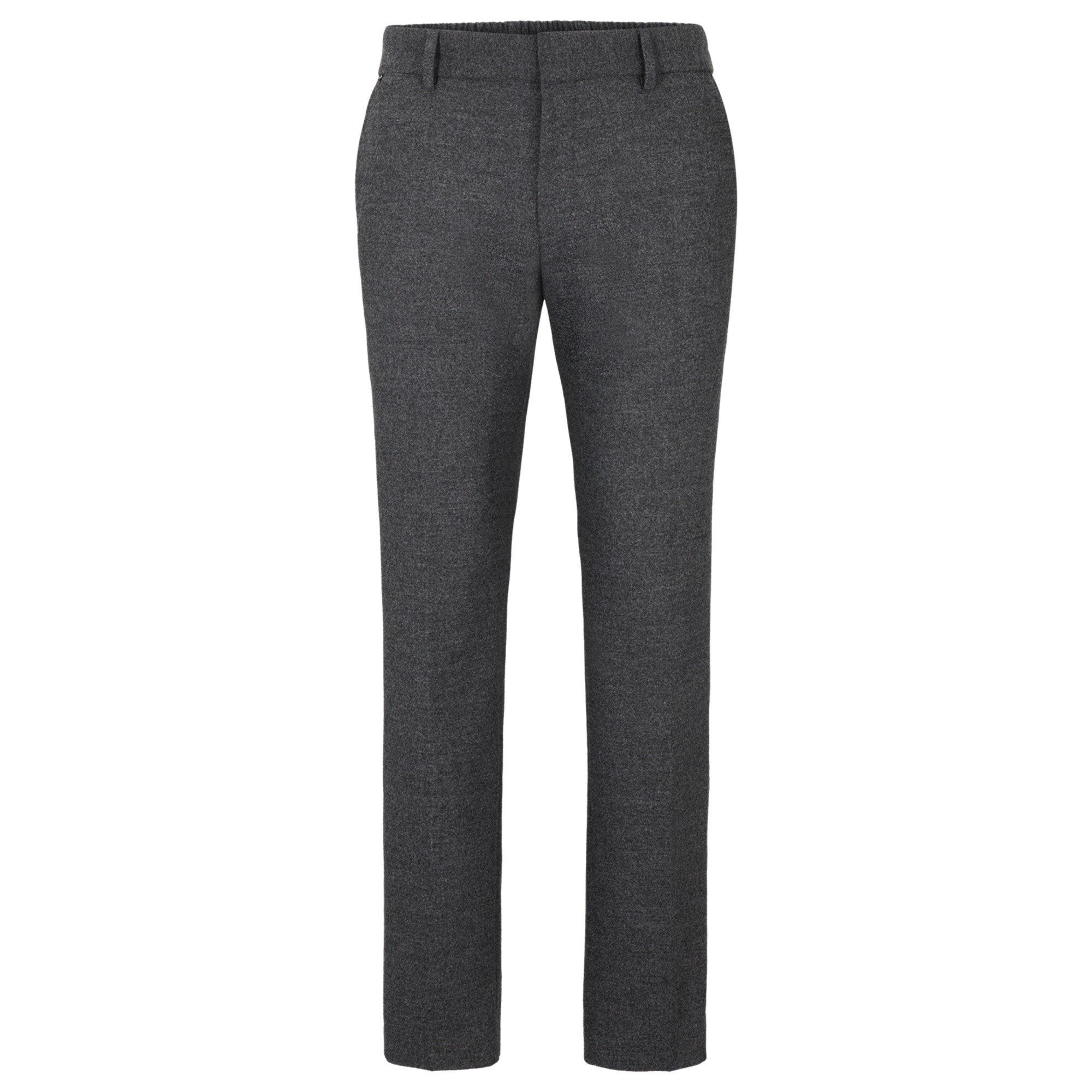 Boss Men's P Genius Cw Straight Leg Trousers - Dark Grey - 40