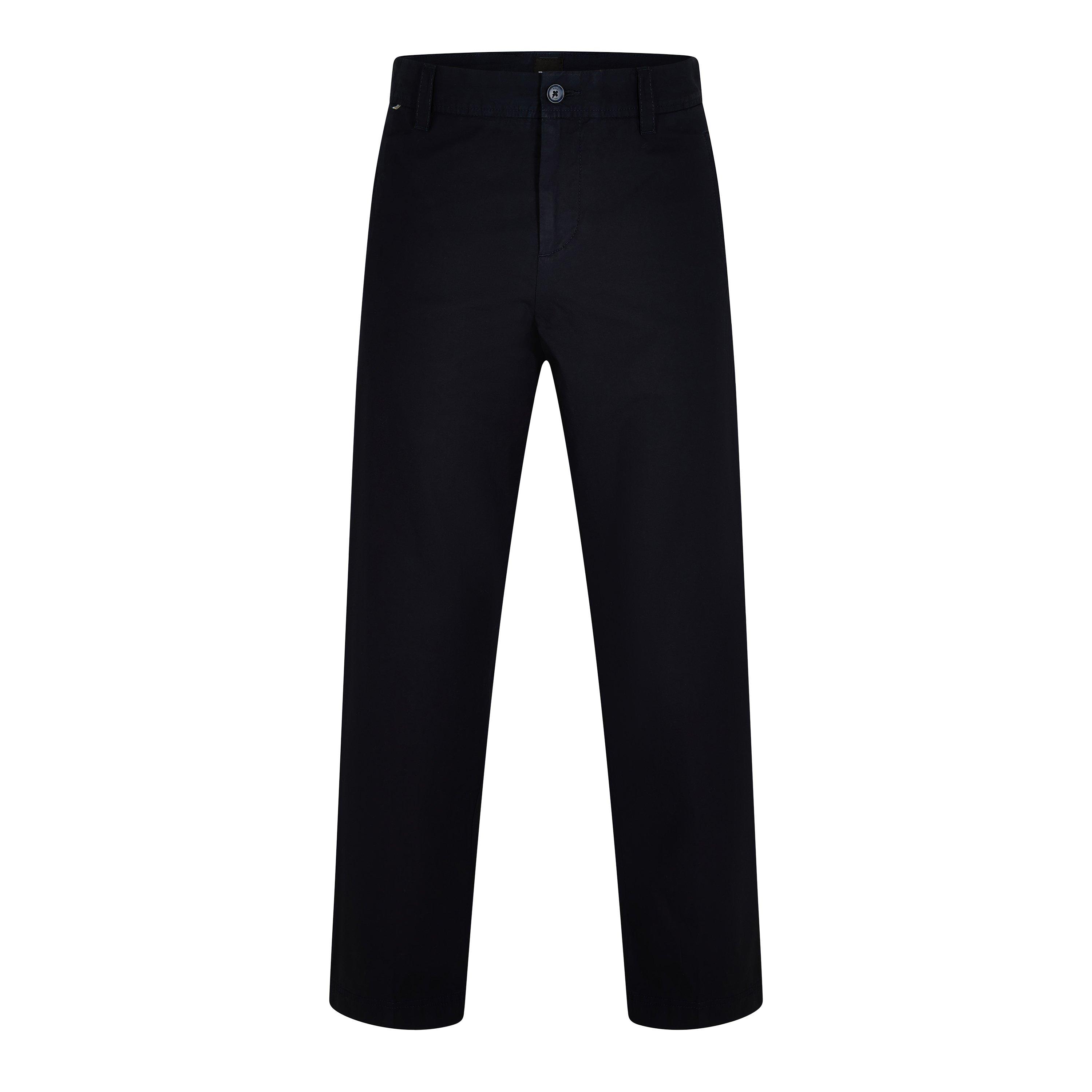 Boss Men's Keamon Straight Leg Trousers - Dark Blue - Size 38