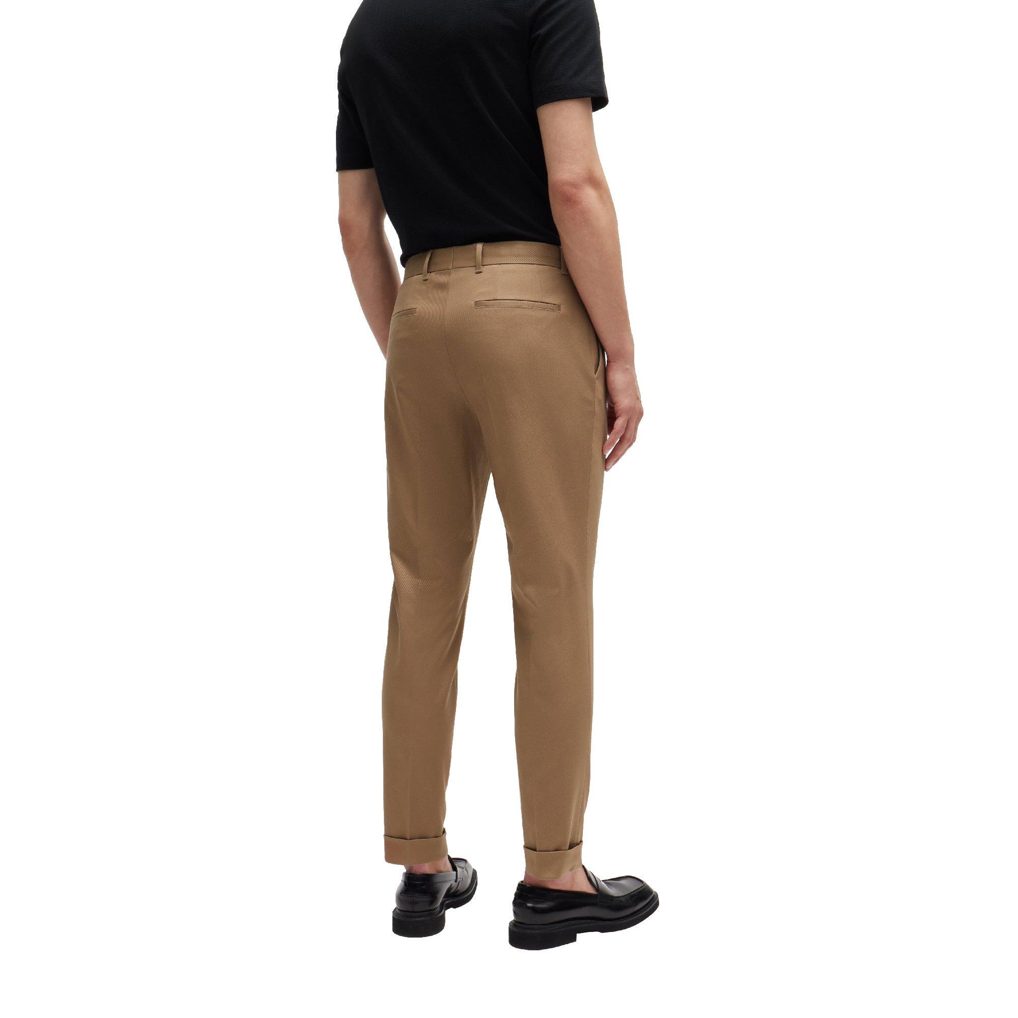 Open Beige - Boss - C-Pepe-Pl-243 10261965 01 Straight Leg Trousers Mens - 2