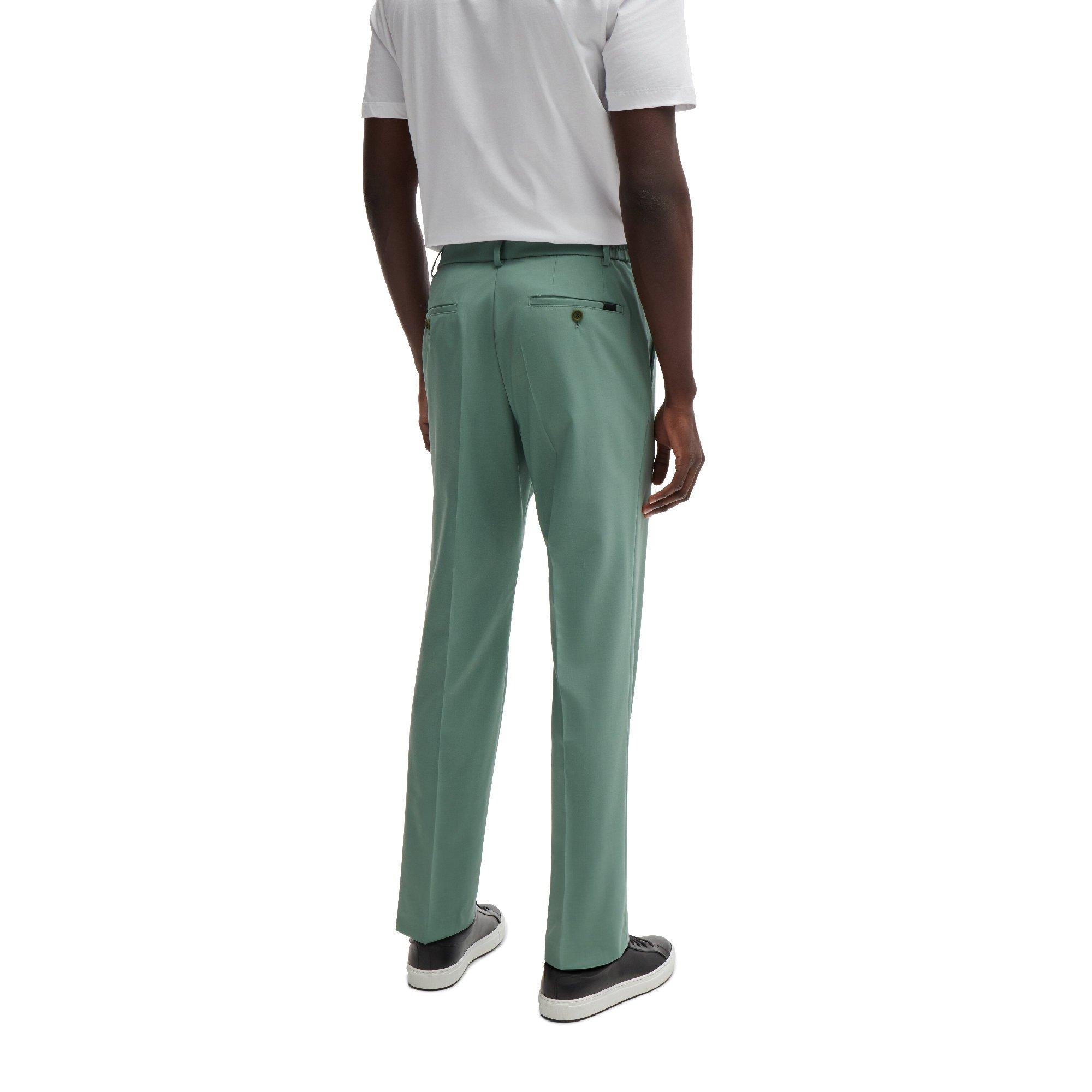 Open Green - Boss - P-Genius-Cw-Wg-243 10251187 01 Straight Leg Trousers Mens - 2