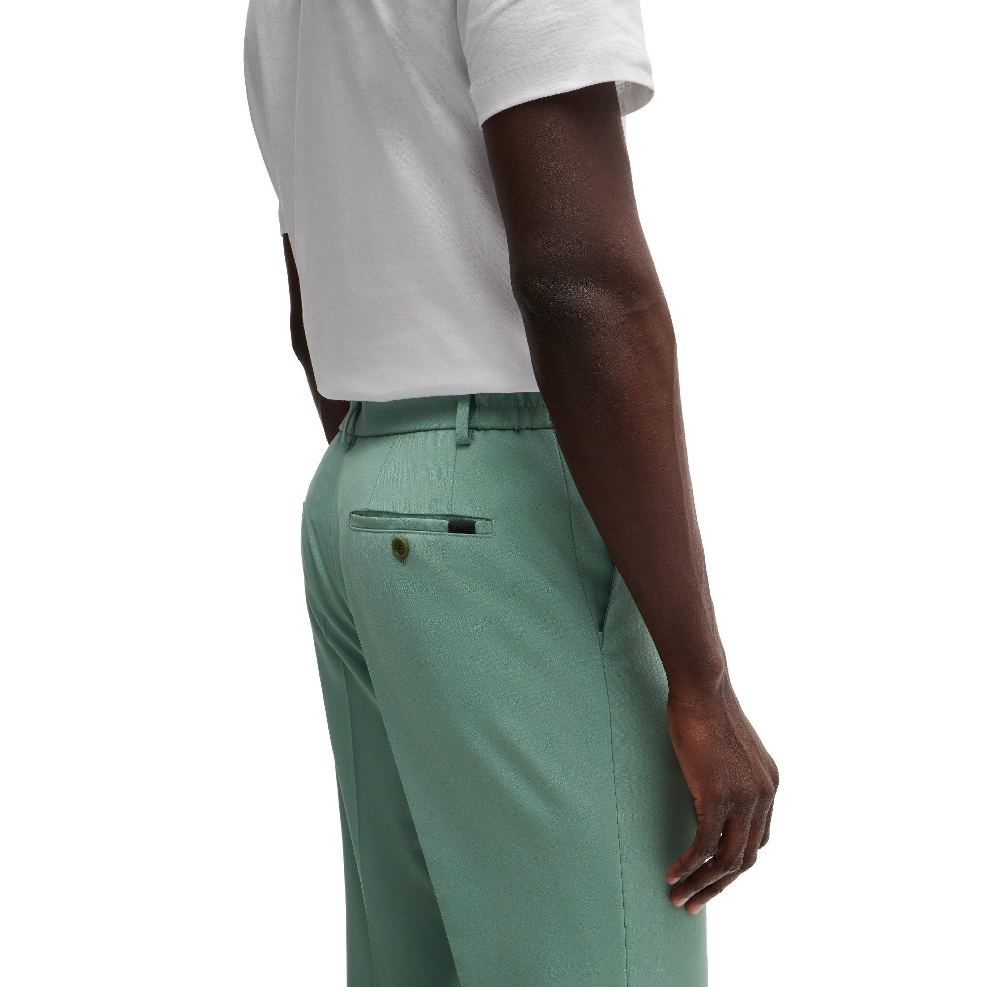 Open Green - Boss - P-Genius-Cw-Wg-243 10251187 01 Straight Leg Trousers Mens - 3