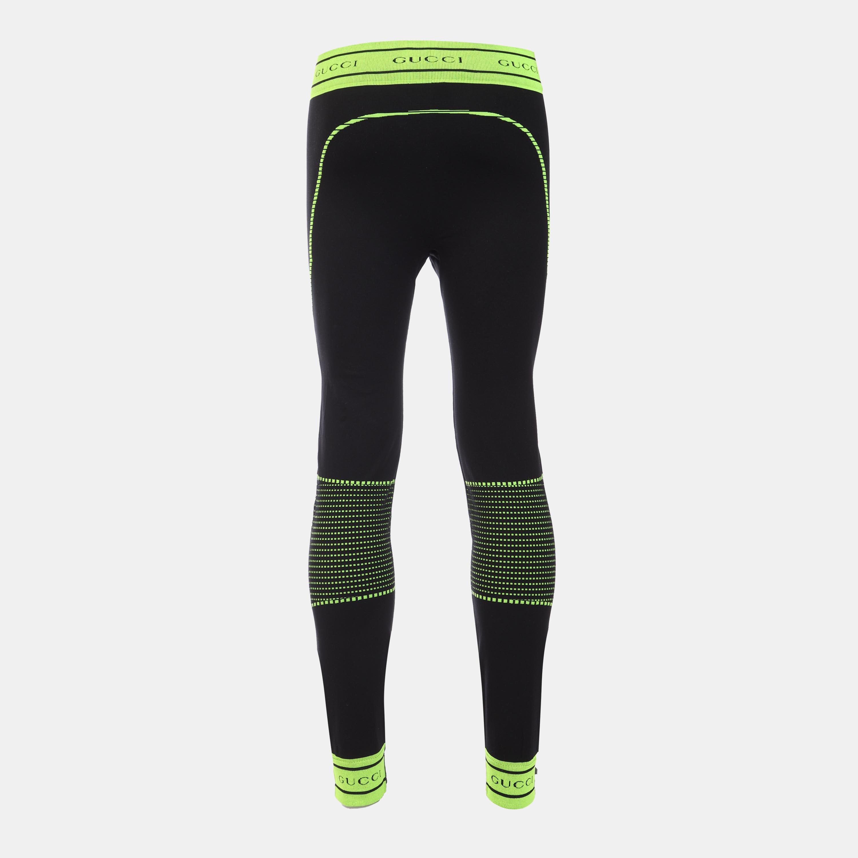 Black/Yellow - Gucci - Men's Straight Leg Trousers - 2