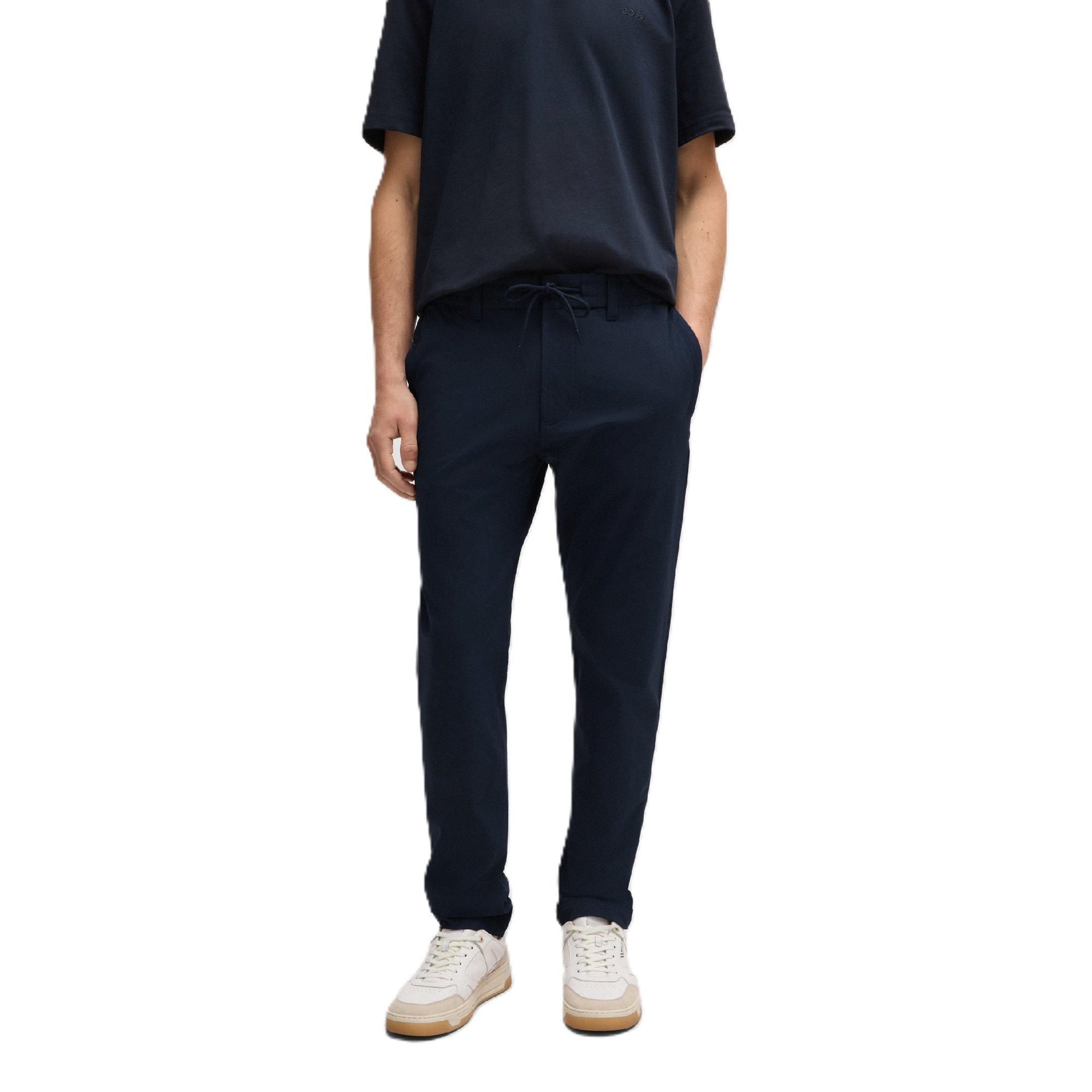 Boss Men's Chino Straight Leg Trousers - Dark Blue - 38