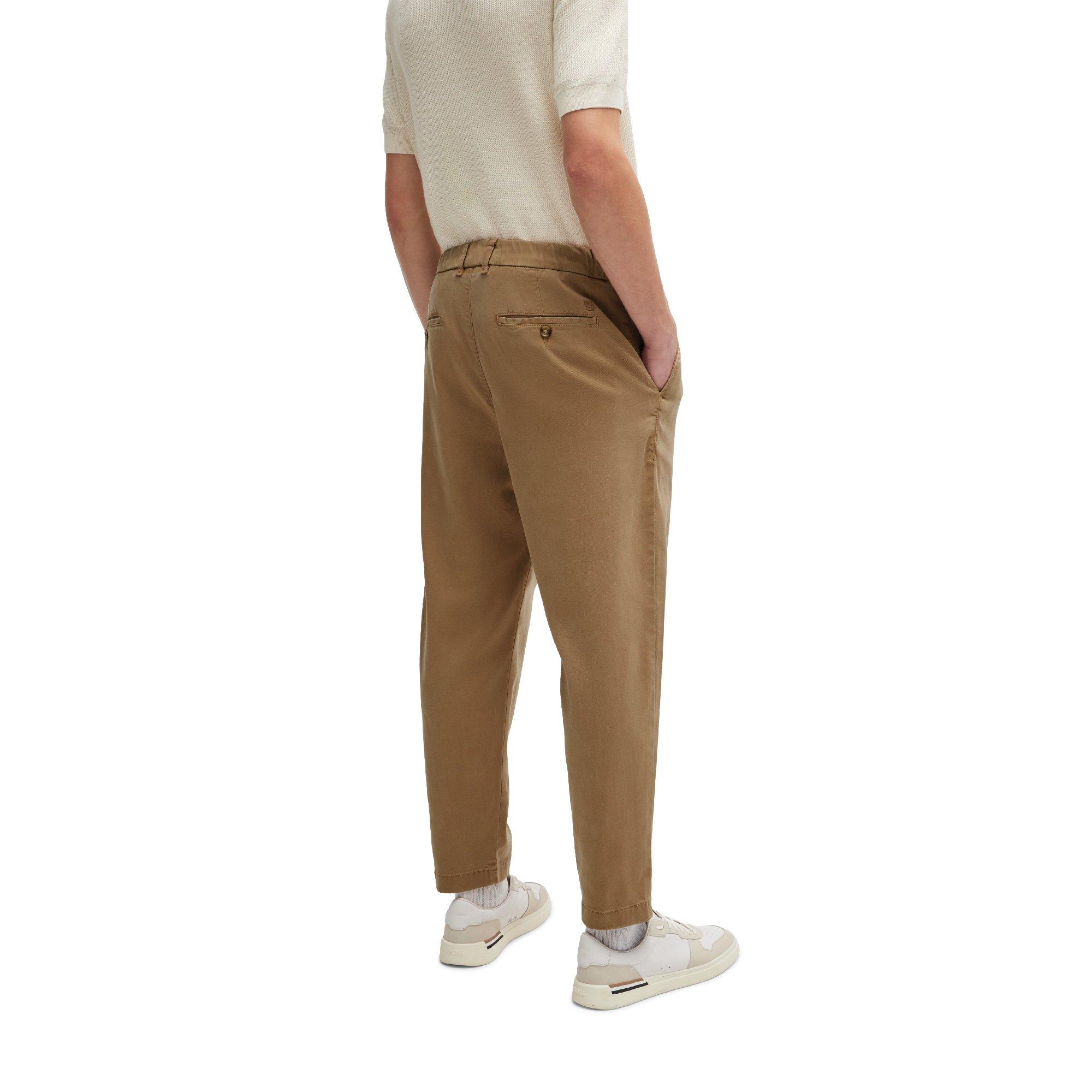 Open Beige - Boss - C-Perin-Cw 10262990 01 Straight Leg Trousers Mens - 2