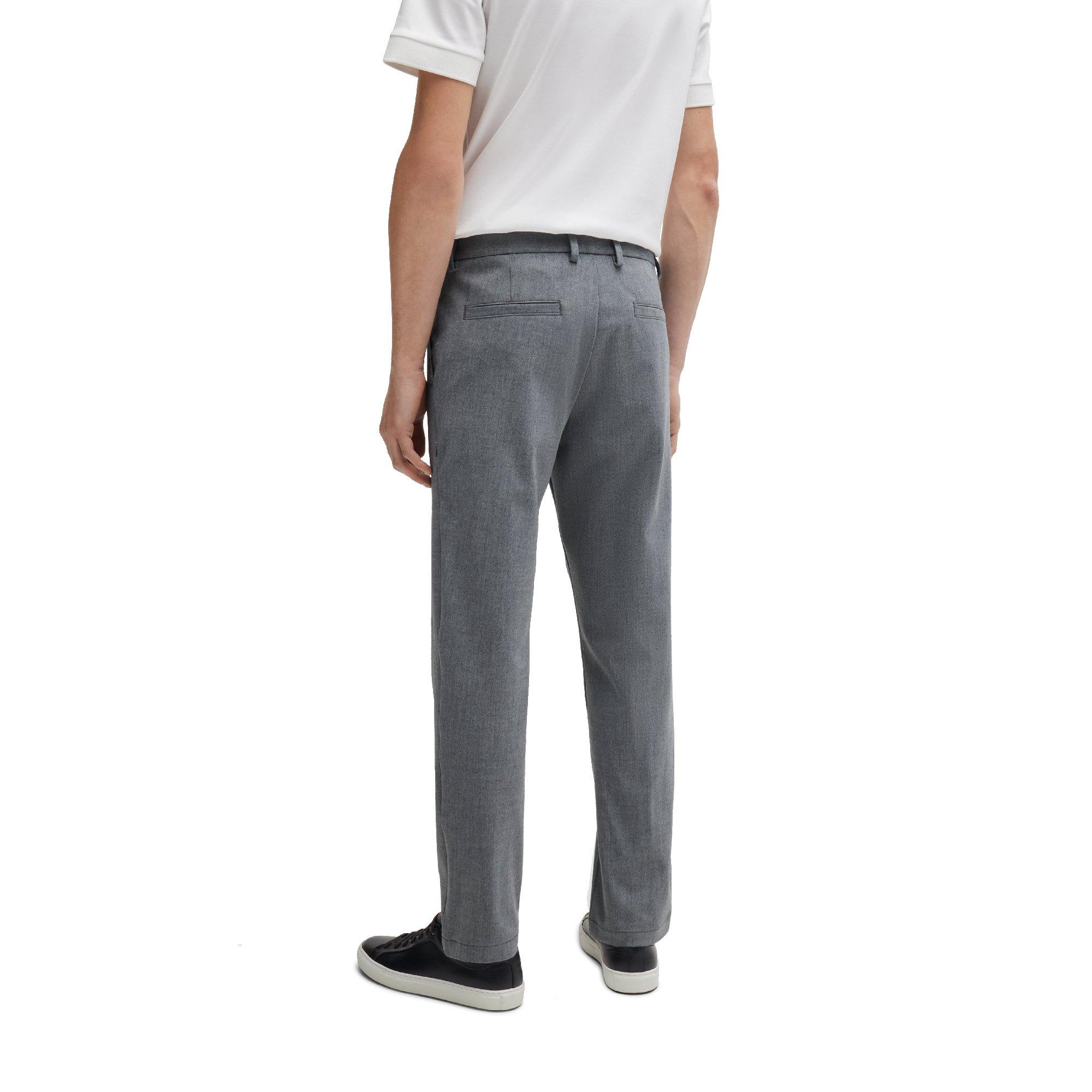 Dark Blue - Boss - H-Kane 10261221 01 Straight Leg Trousers Mens - 2