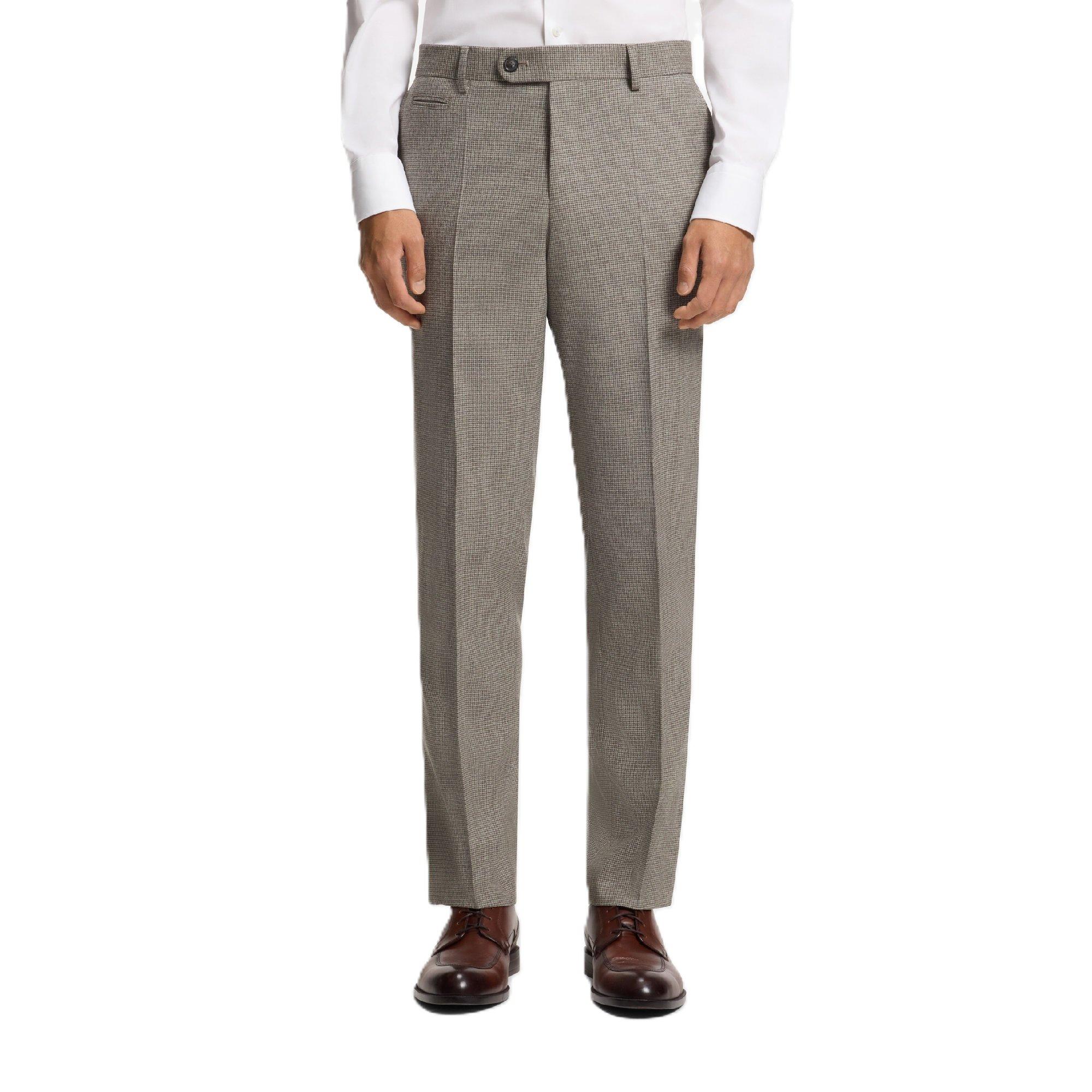 Boss Men's H Genius Dtl Straight Leg Trousers - Open White - 38