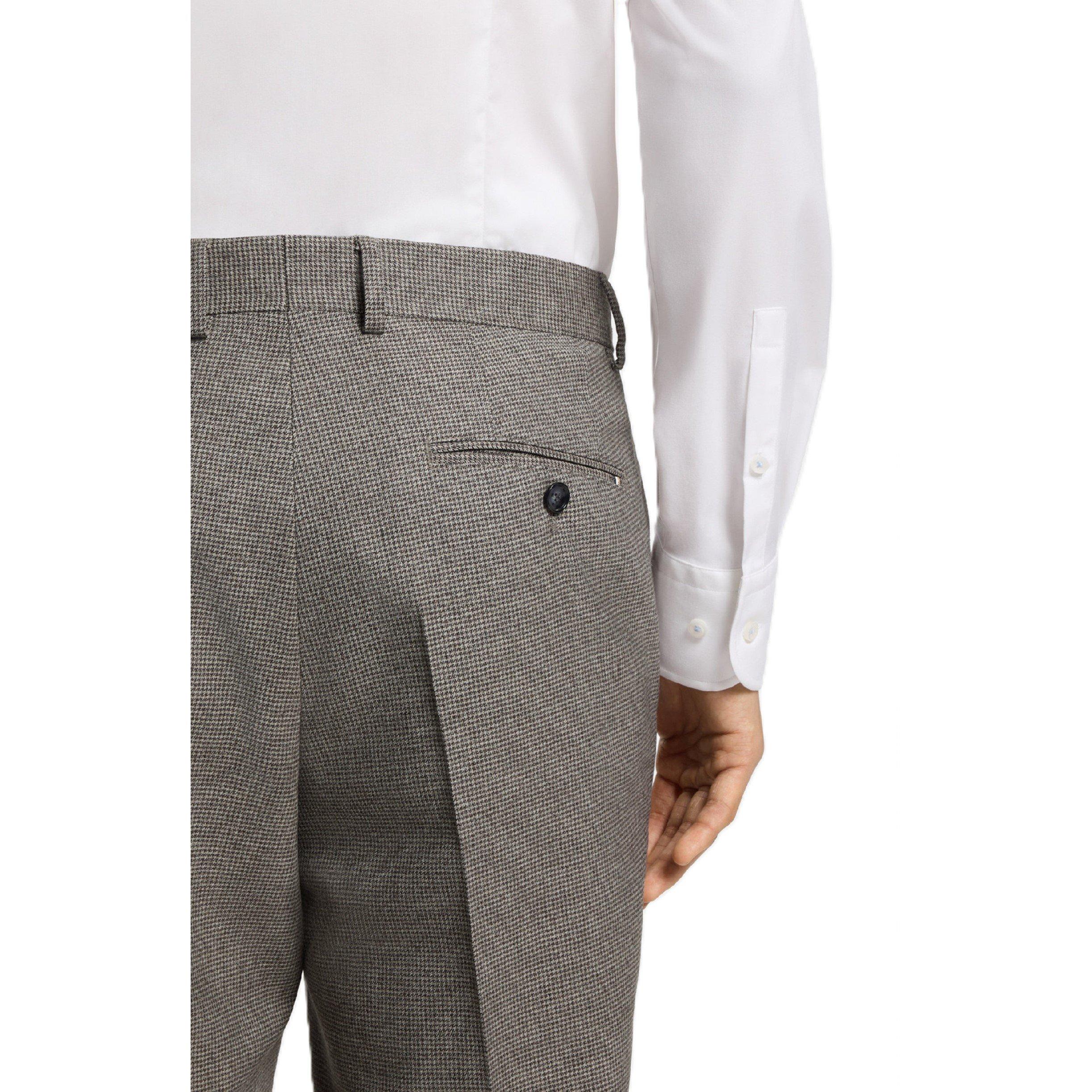 Open White - Boss - H-Genius-Dtl-243 10265816 01 Straight Leg Trousers Mens - 3