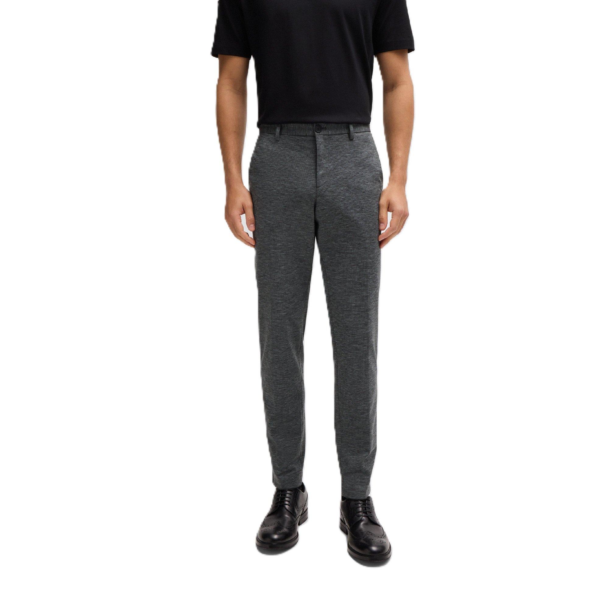 Boss Men's Straight Leg Trousers - Dark Grey - 38