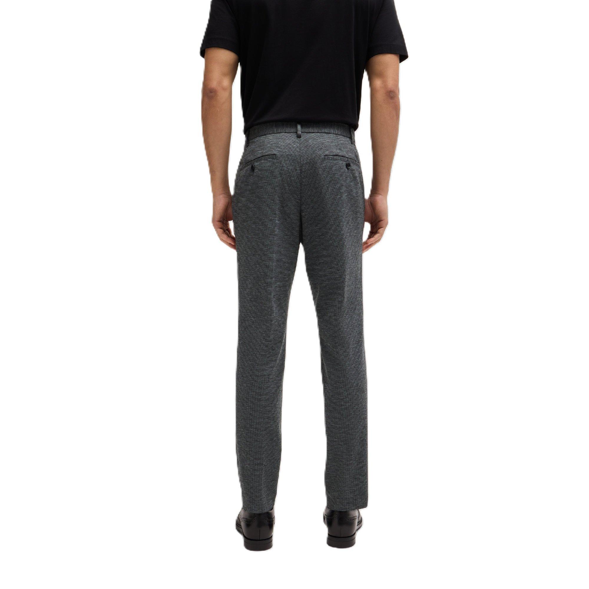 Dark Grey - Boss - P-Genius-J-Cw-Wg-243 10266556 Straight Leg Trousers Mens - 2