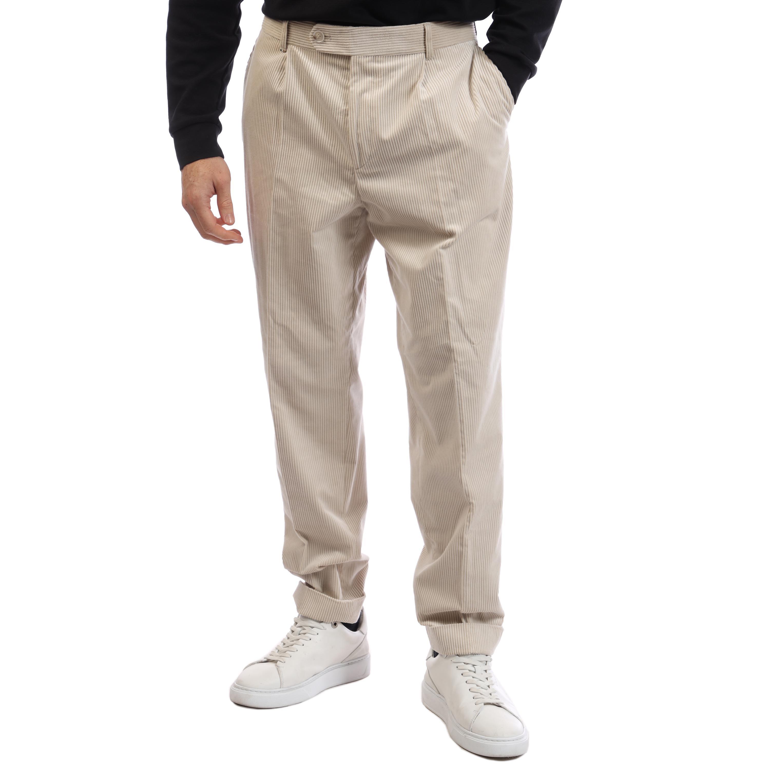Open White - Boss - Men's Perin Pl Straight Leg Trousers - 1