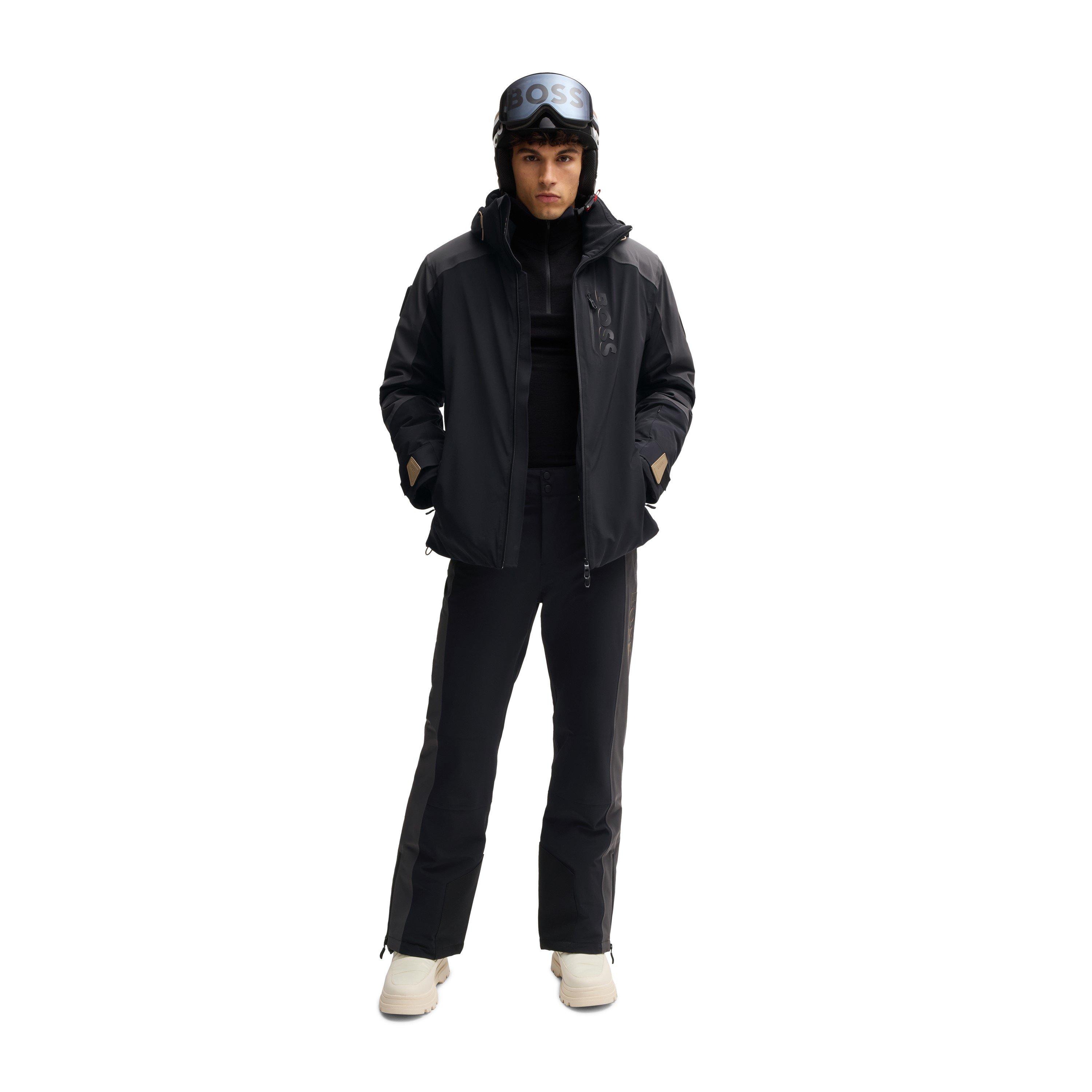 Black - Boss - Men's Fiva Ski Straight Leg Trousers - 4