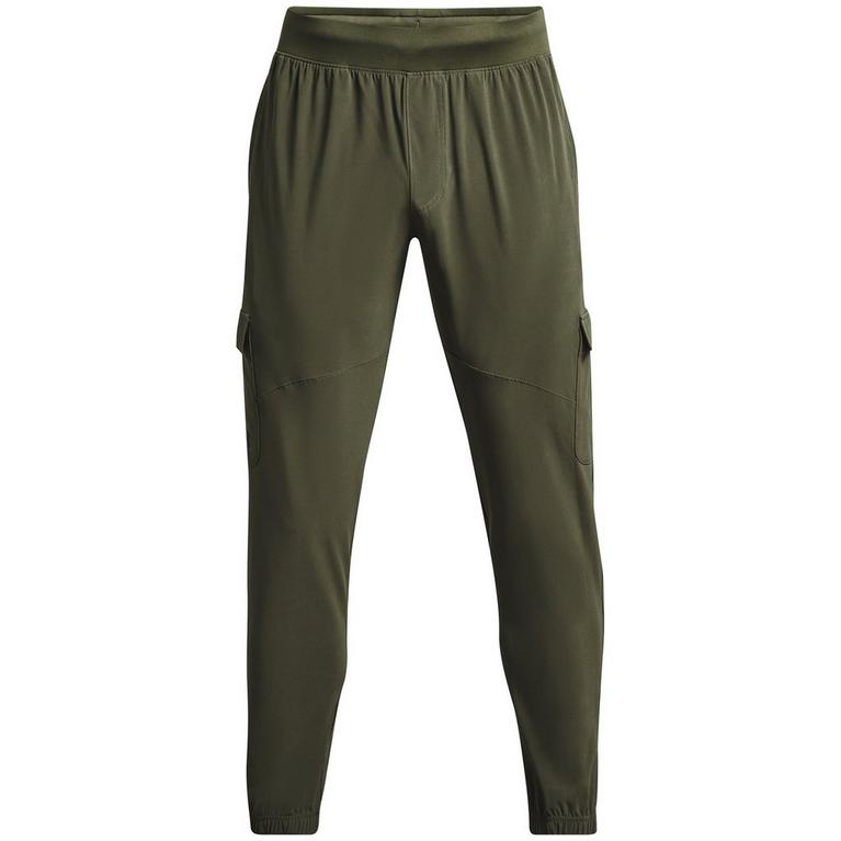 Vert marine/noir - Under Armour - UA Stretch Woven Cargo Pants Men's - 1