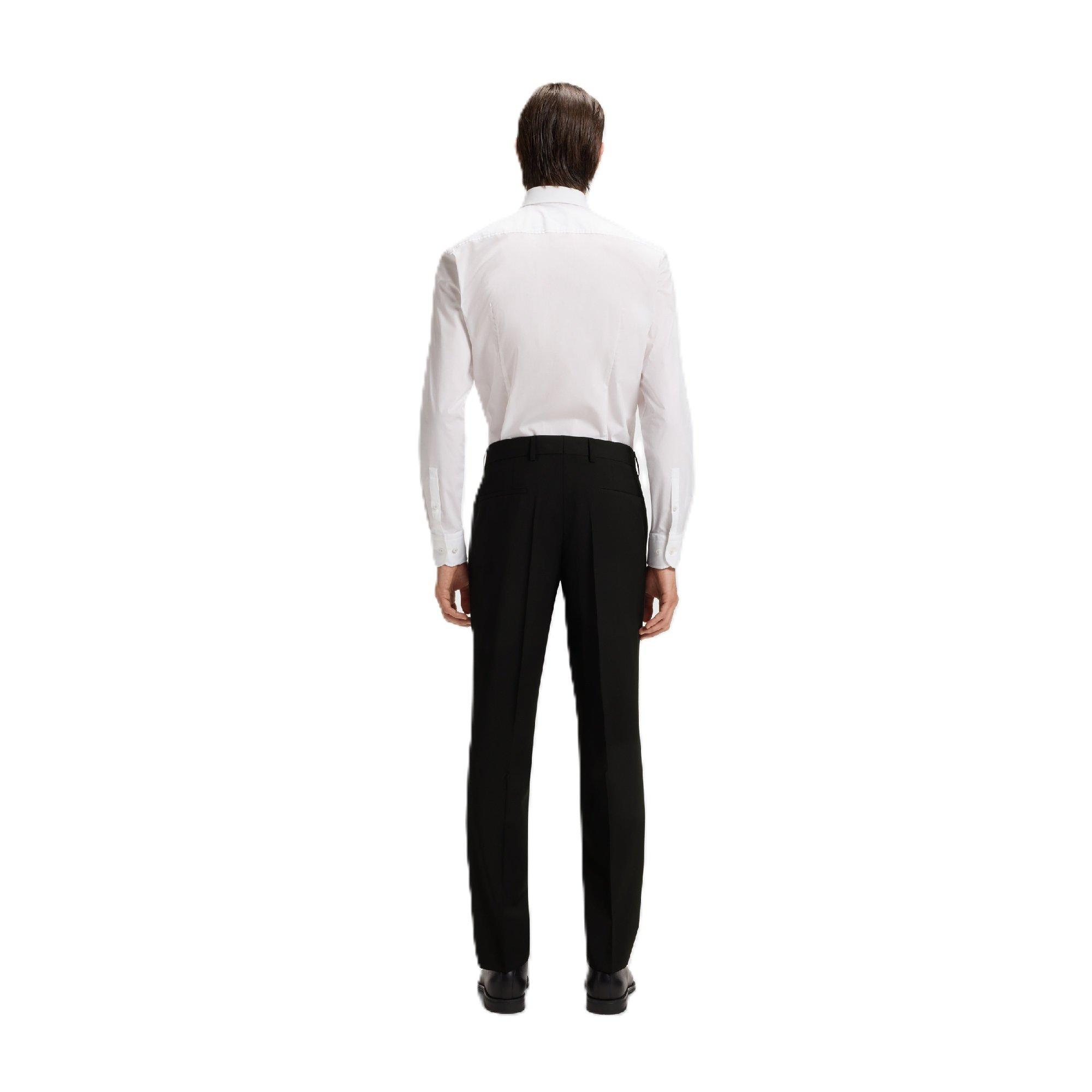 Black - Boss - H-Genius-Mm-C-224 10245447 01 Straight Leg Trousers Mens - 2