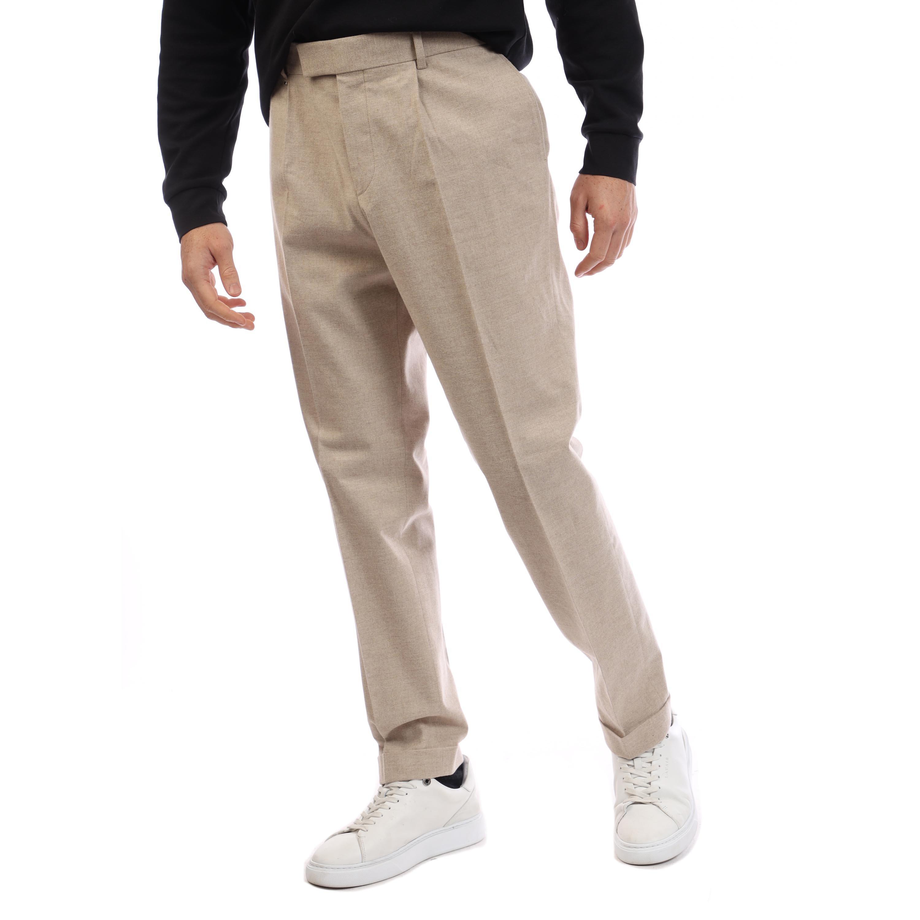Open White - Boss - Men's P Genius Straight Leg Trousers - 2