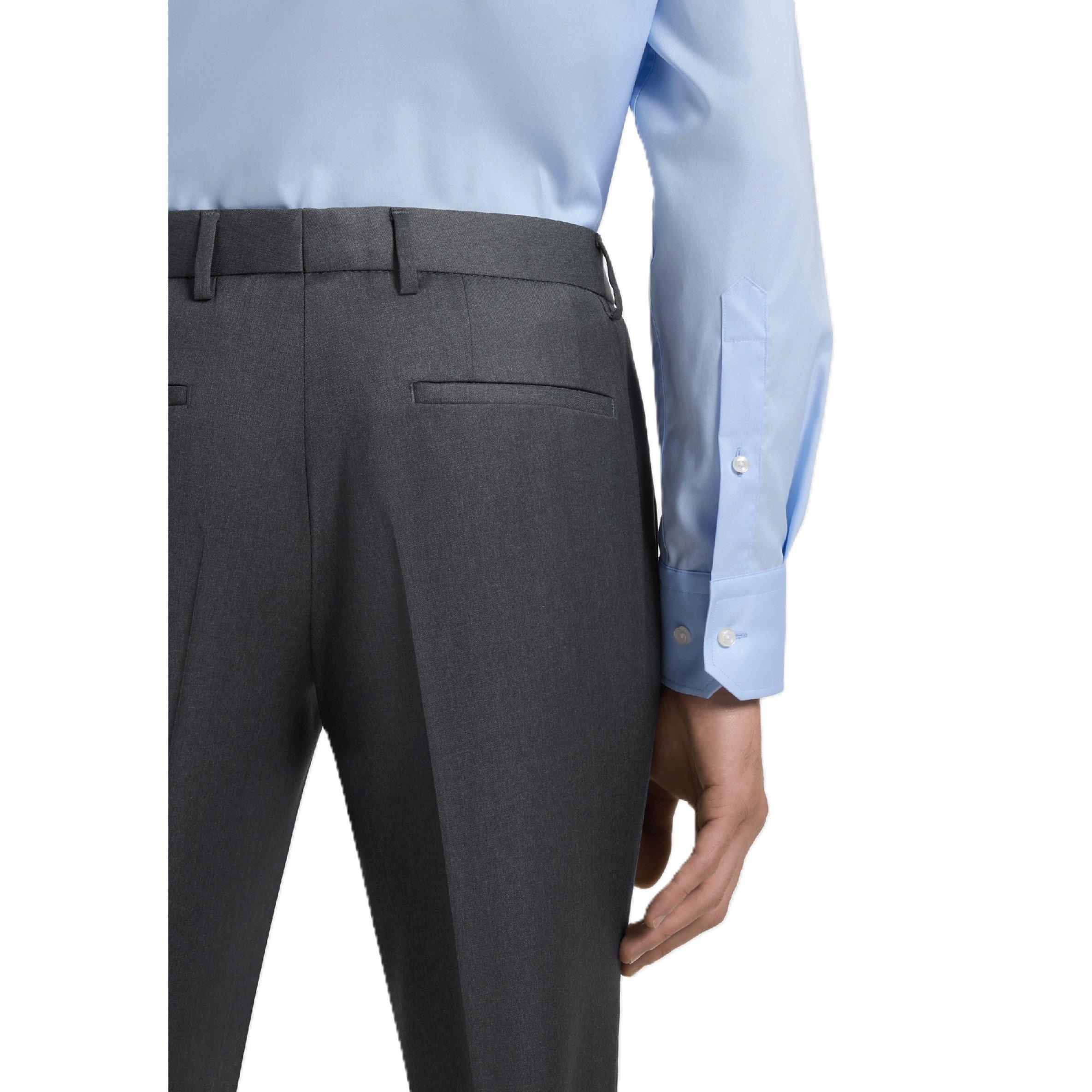 Dark Grey - Boss - Wenten B Shrt Sn99 - 3