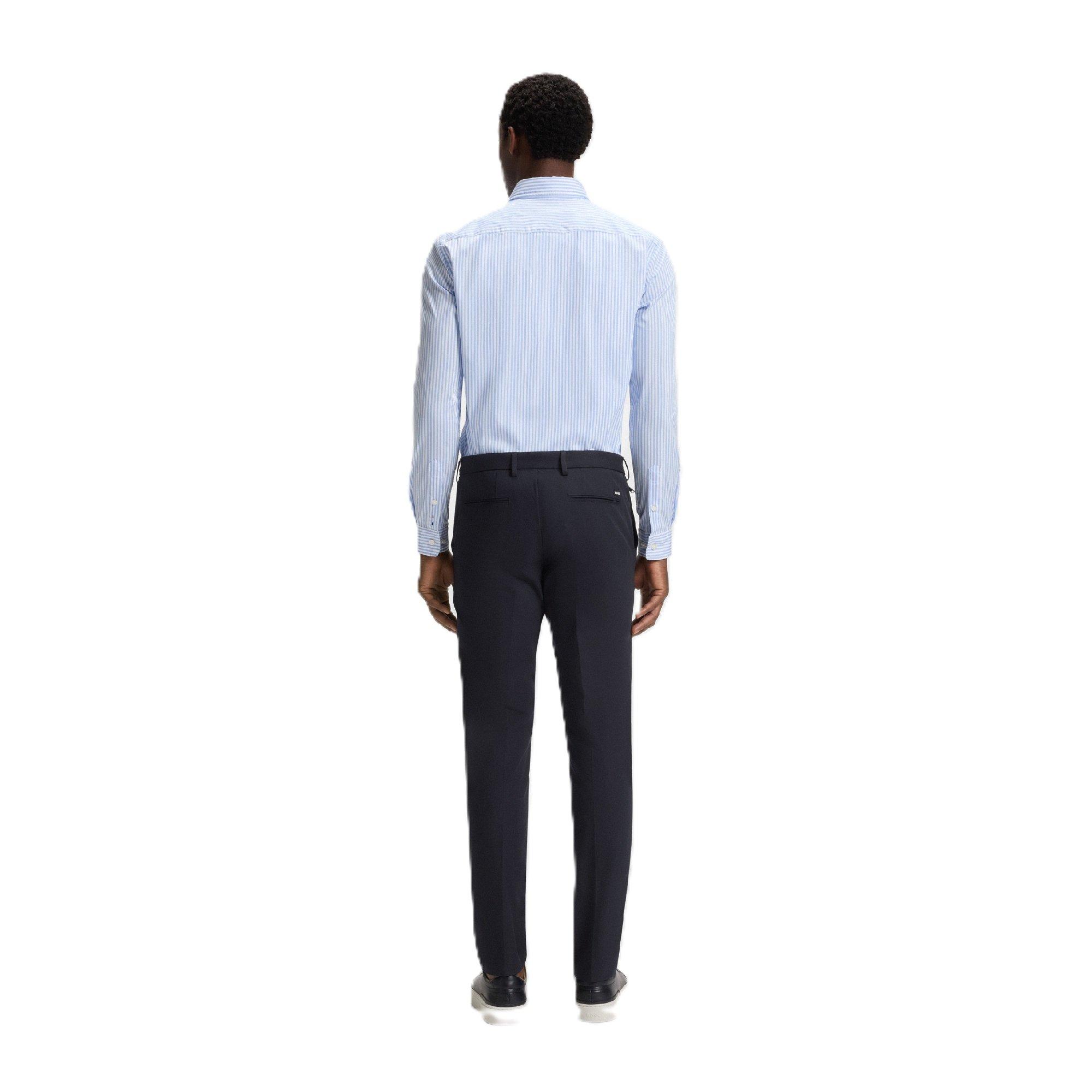 Dark Blue - Boss - Kaito1 T 10246713 01 Straight Leg Trousers Mens - 2