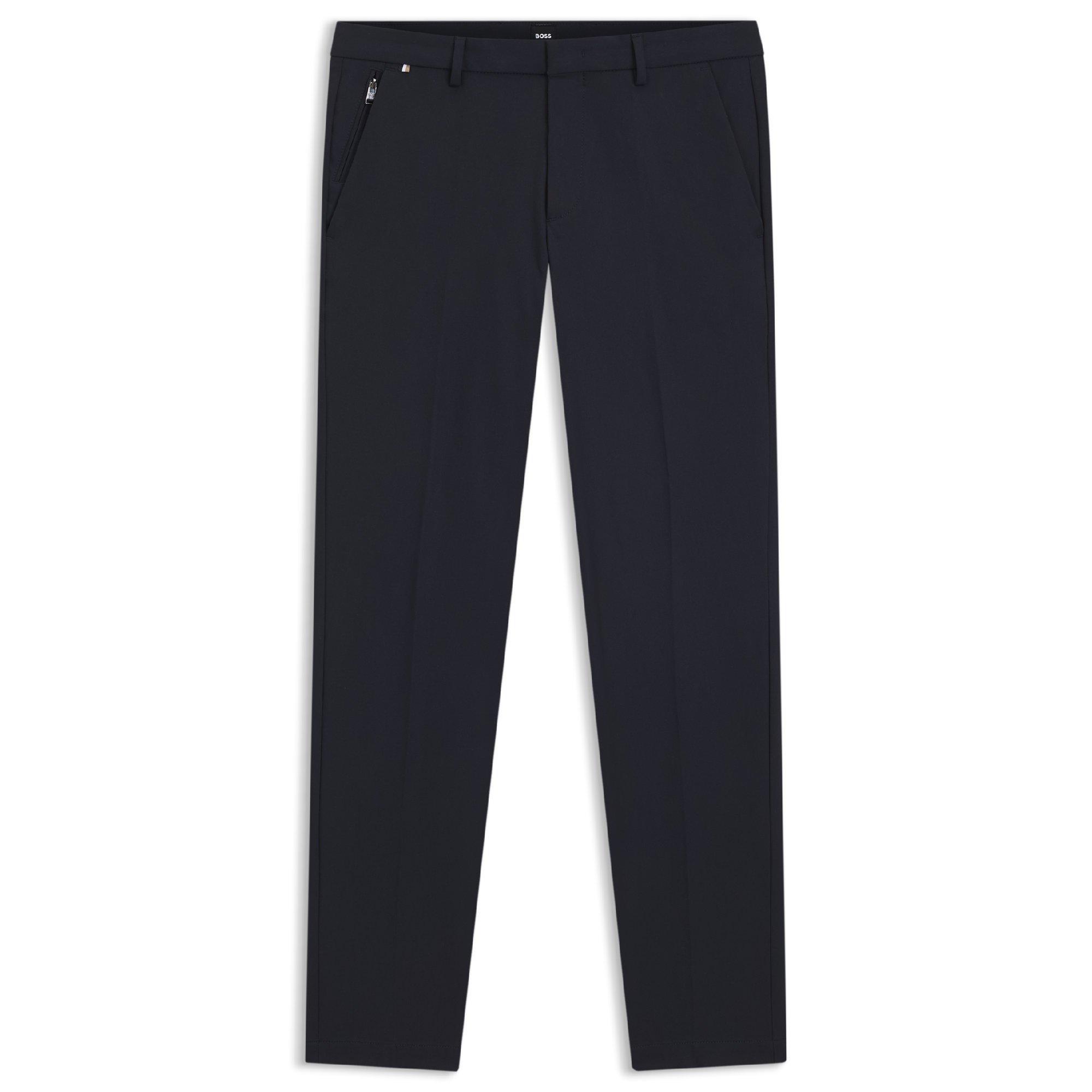 Dark Blue - Boss - Kaito1 T 10246713 01 Straight Leg Trousers Mens - 4