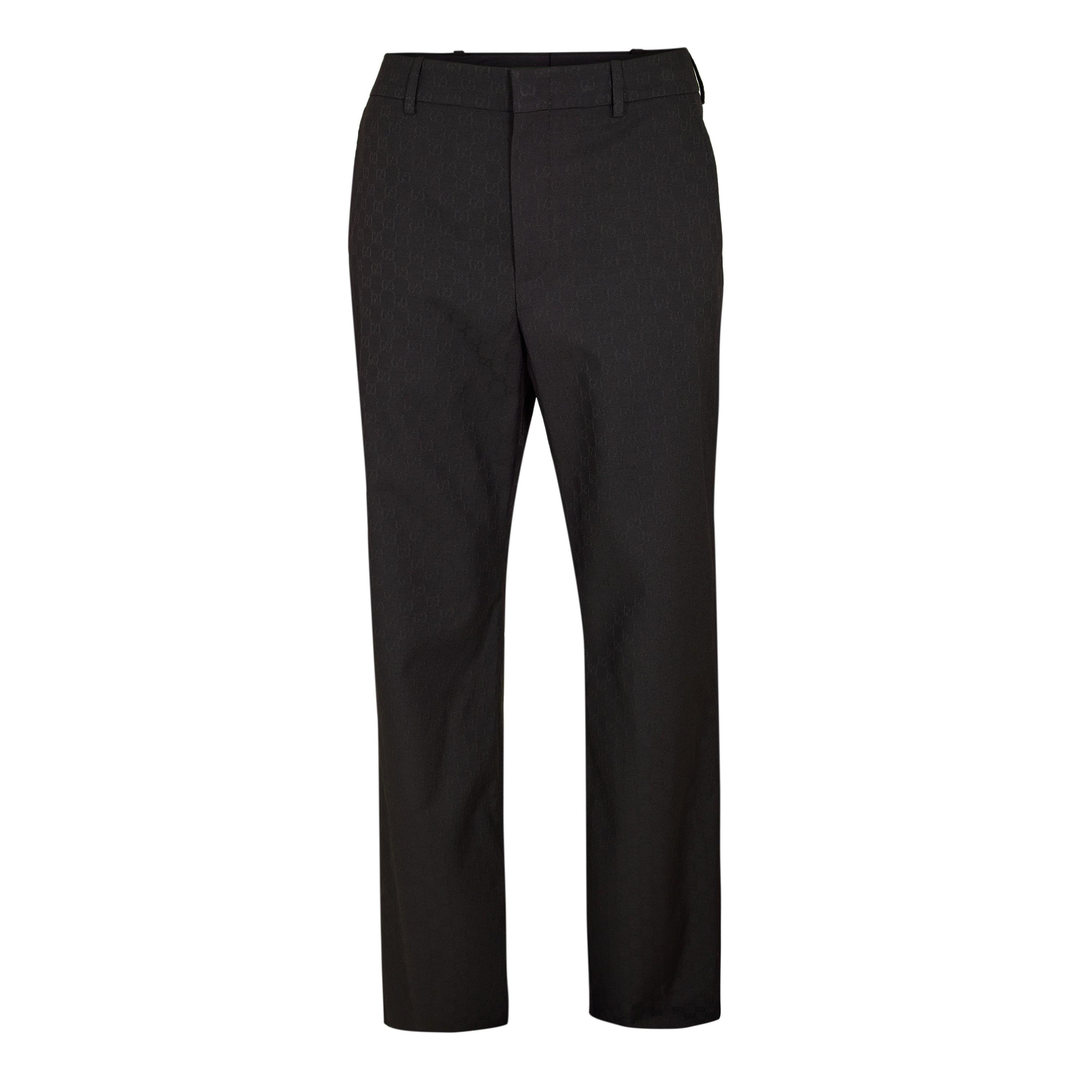Gucci Men's Straight Leg Trousers - Black - L