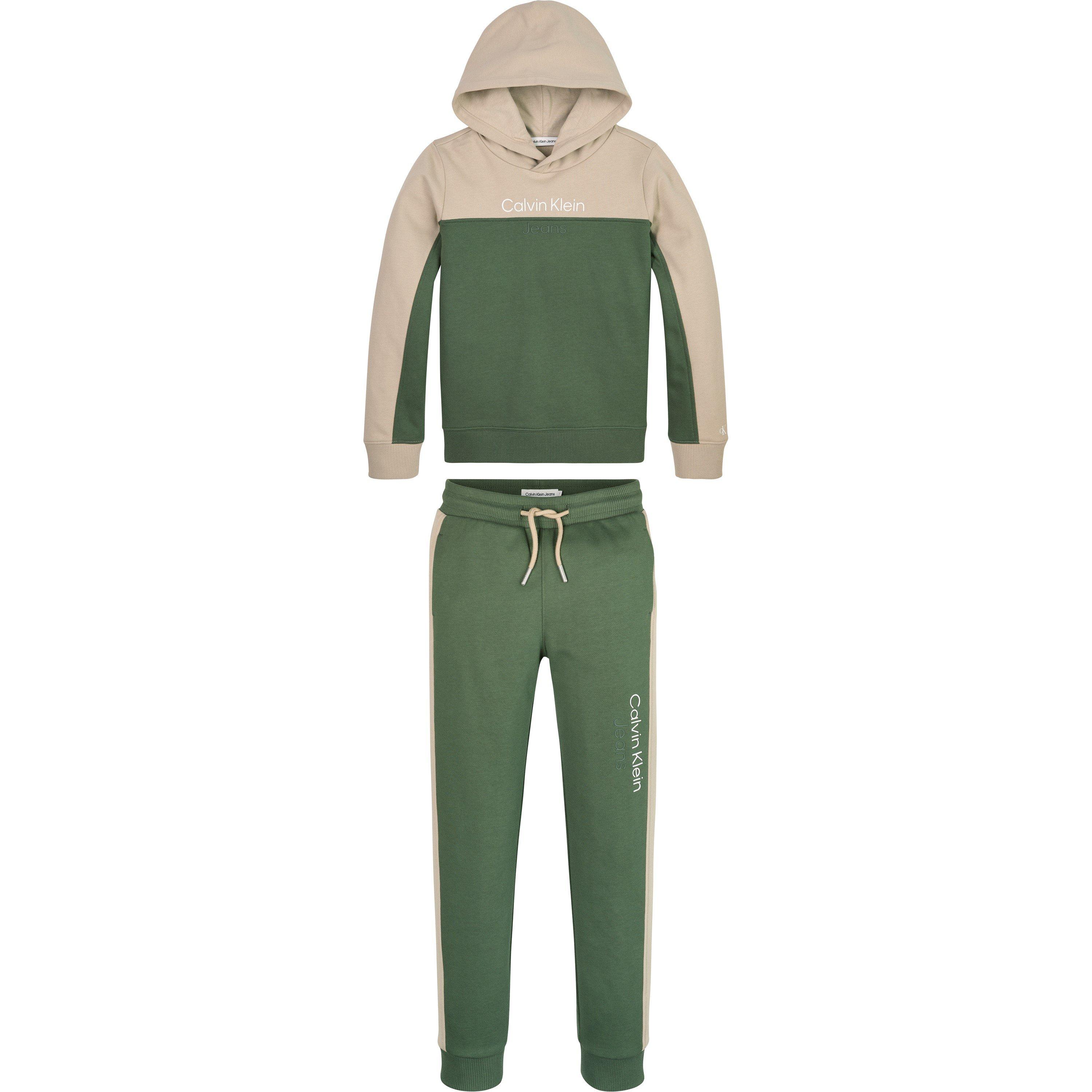 Hoodie Calvin Klein Full Tracksuit Calvin Klein Baby Khaki