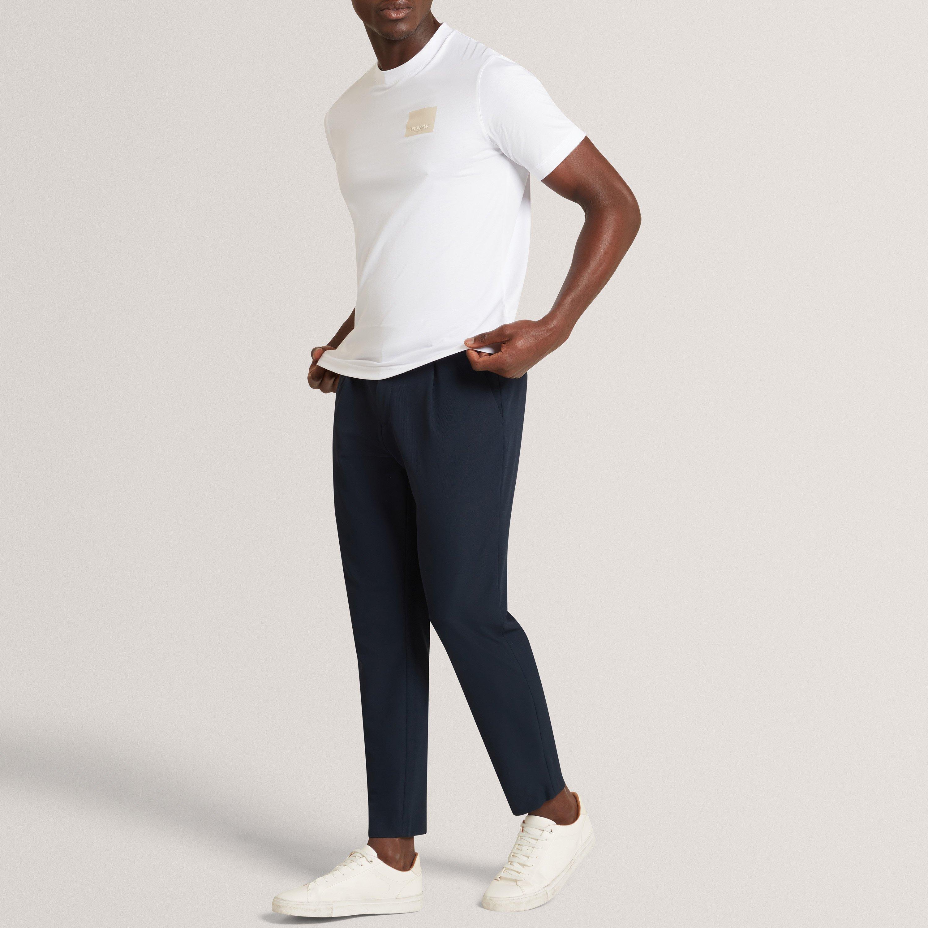 Navy - Ted Baker - Ted Baker Textured Trouser - 3