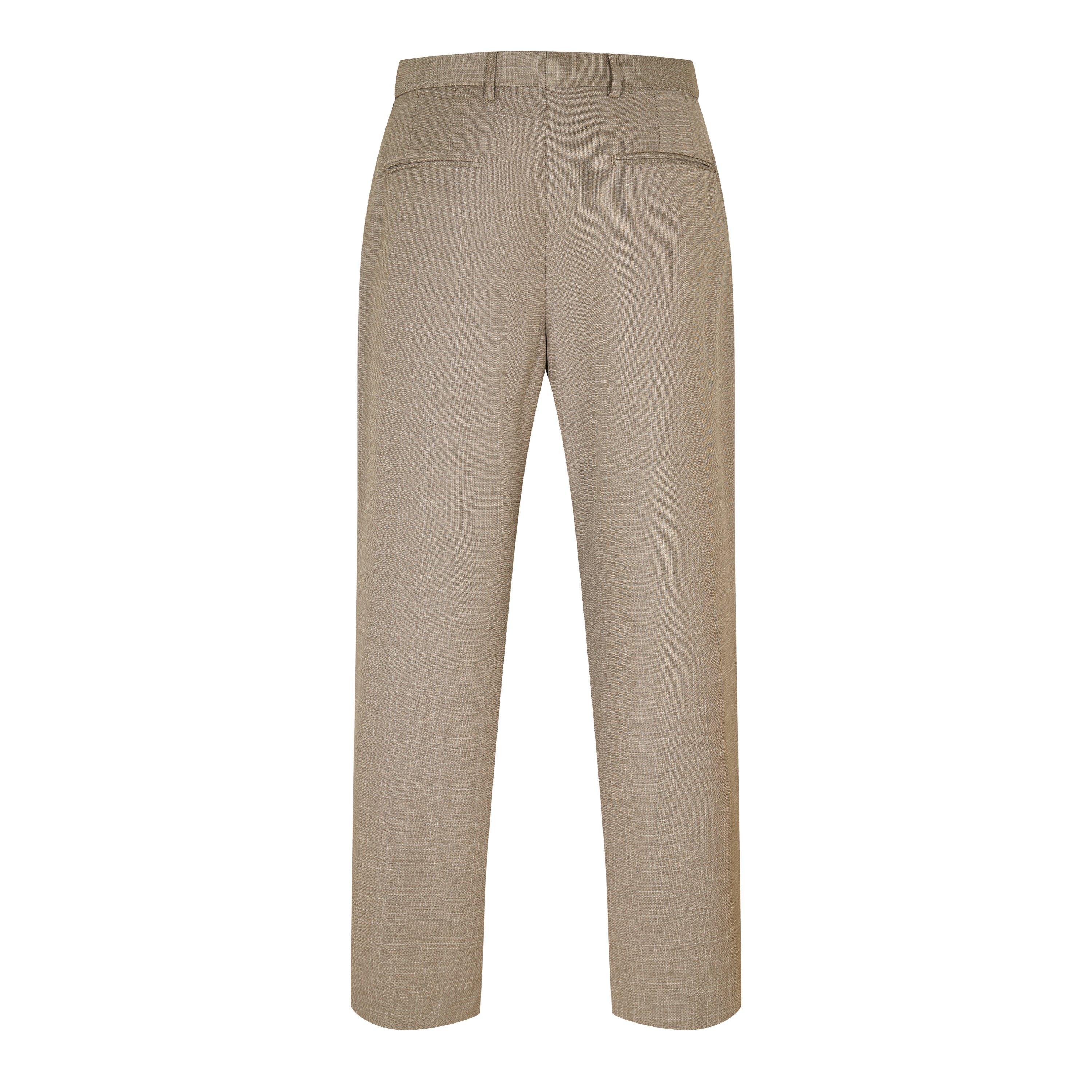 Medium Beige - Boss - Men's H-Boss92-T Straight Leg Trousers - 2