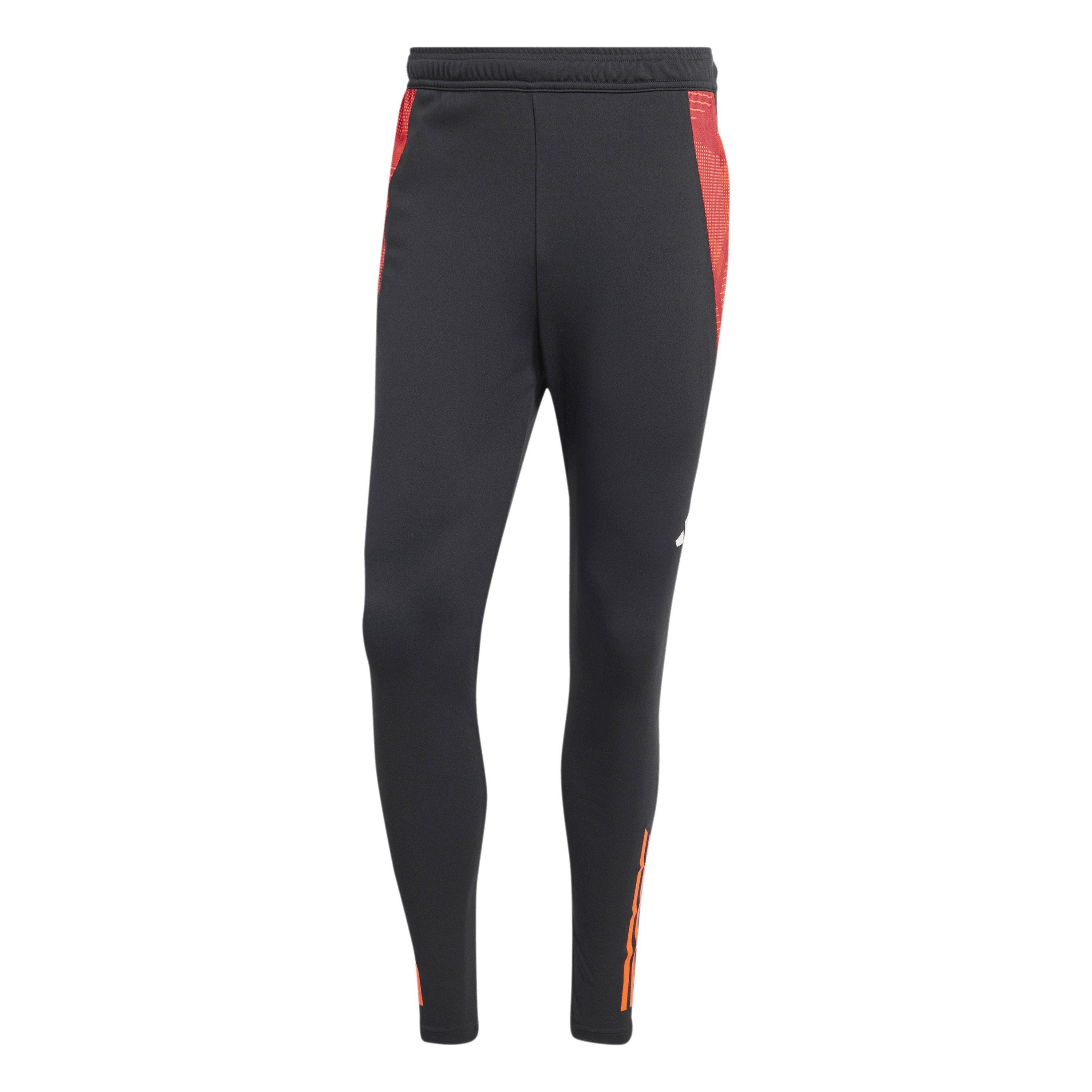 Adidas Men's Tiro24 C Performance Tracksuit Bottom - Black/Solar Red - 2XL