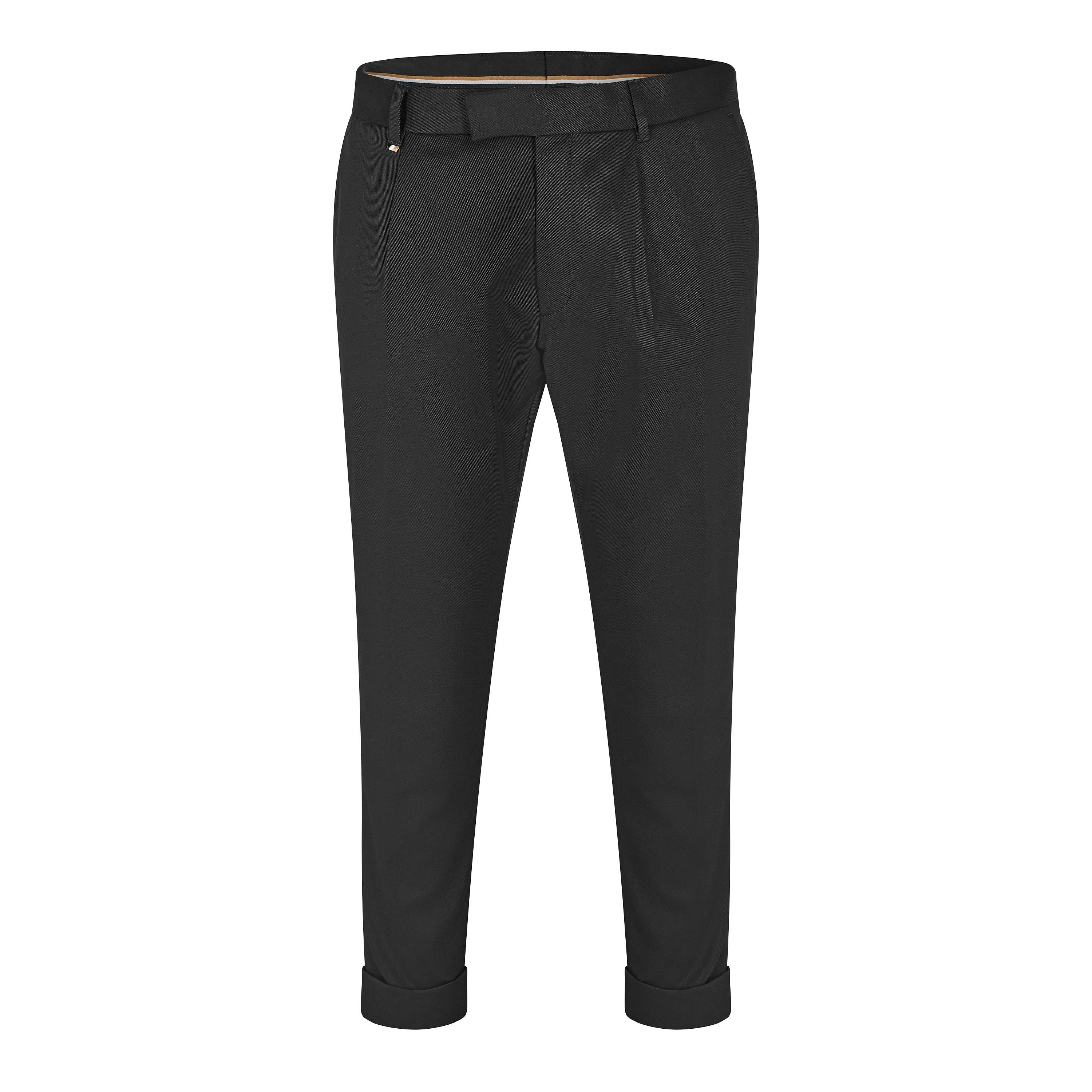 Black - Boss - Men's C-Pepe-Pl-243 Straight Leg Trousers - 1