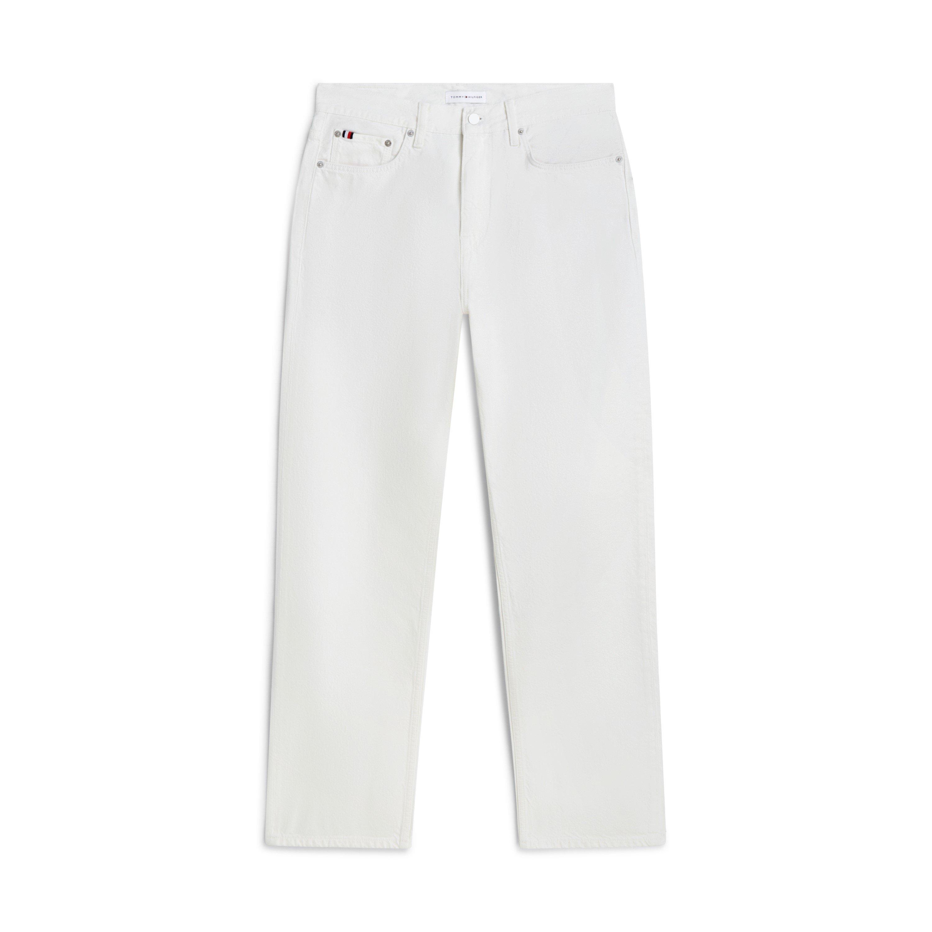 Tommy Hilfiger Men's Straight Leg Trousers - White - M