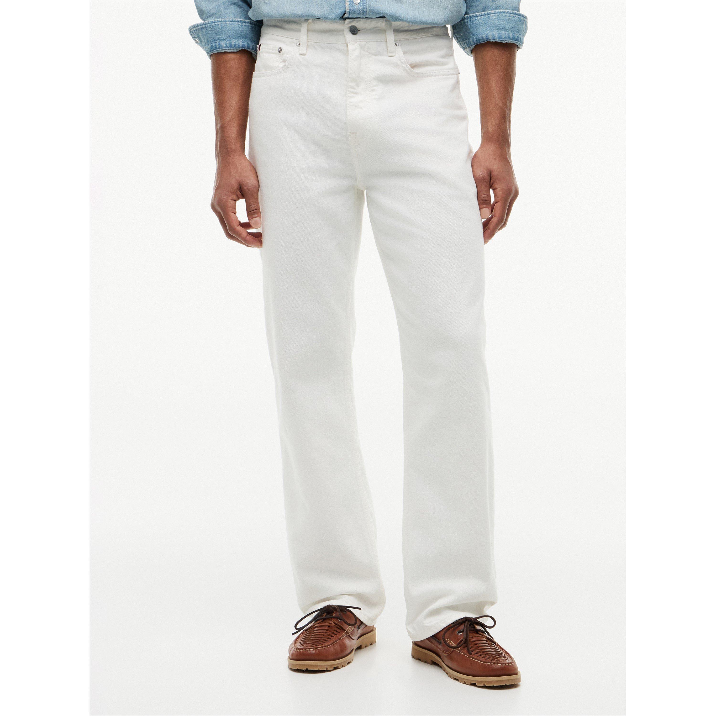 White - Tommy Hilfiger - Men's Straight Leg Trousers - 2