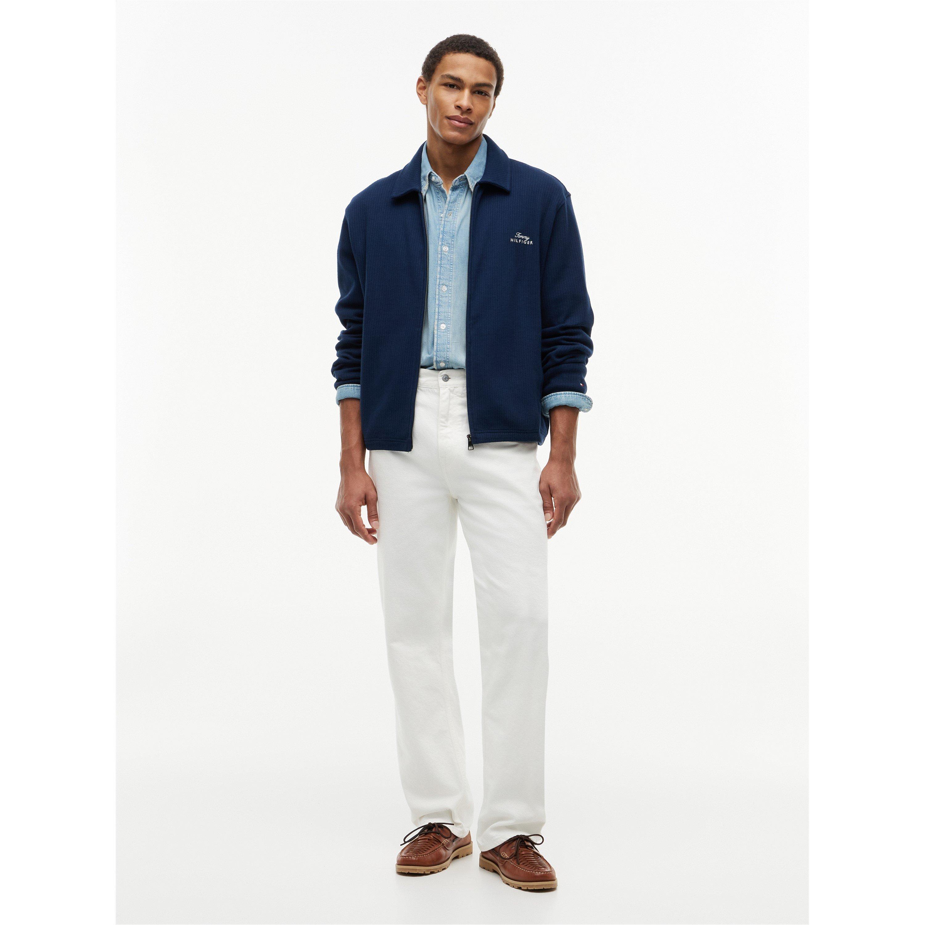 White - Tommy Hilfiger - Men's Straight Leg Trousers - 4