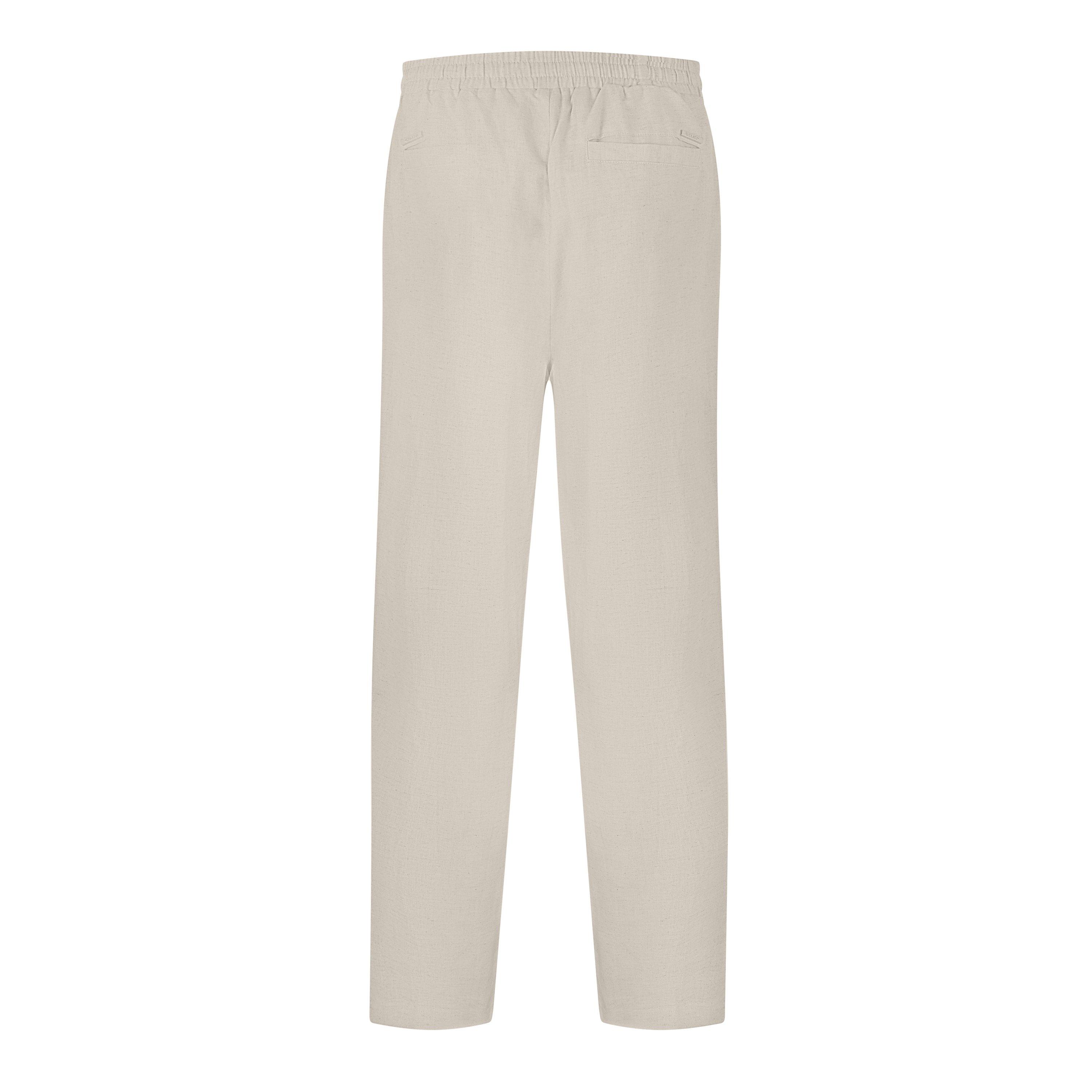 Oatmeal - BELIER - Men's Straight Leg Trousers - 2