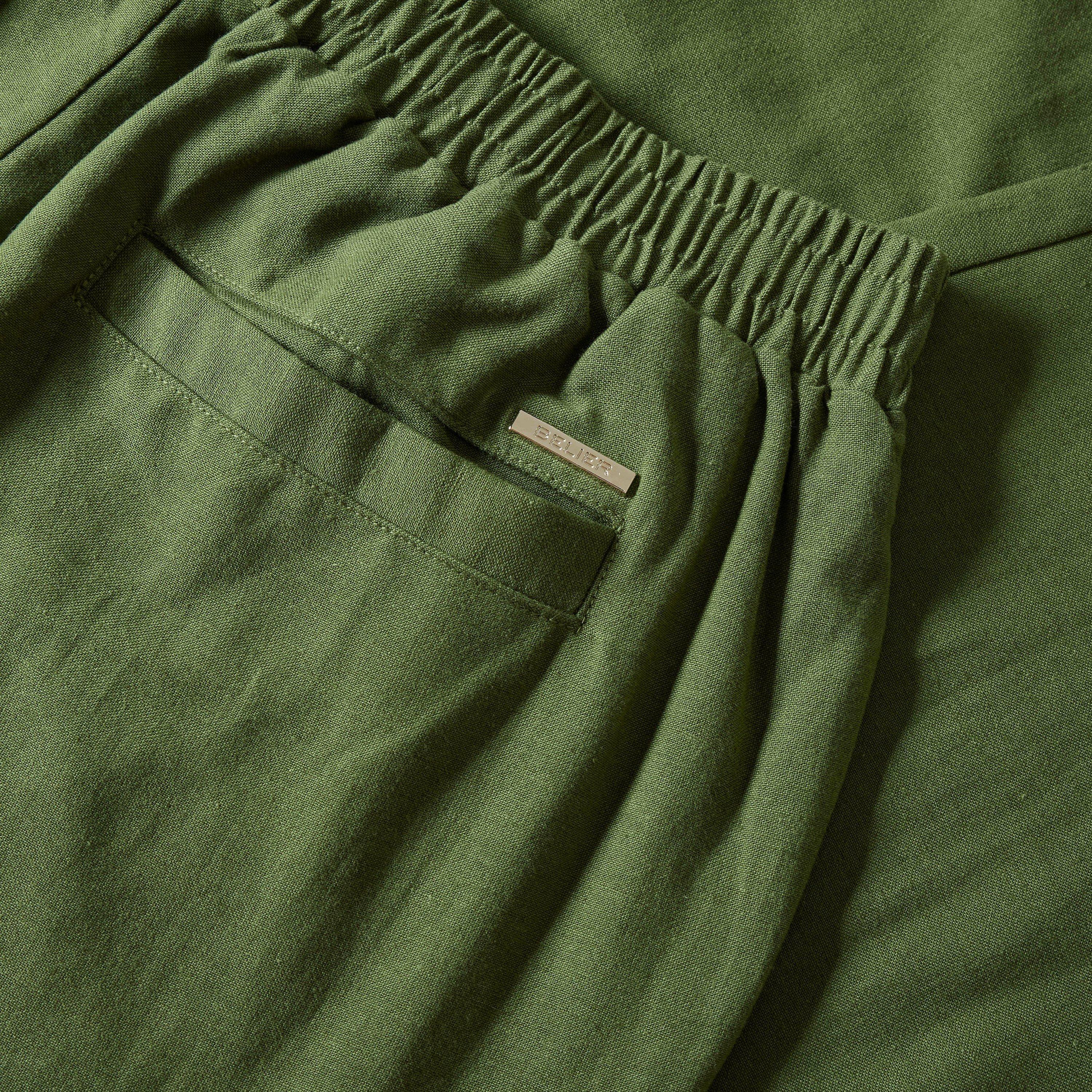 Olive - BELIER - Men's Straight Leg Trousers - 3