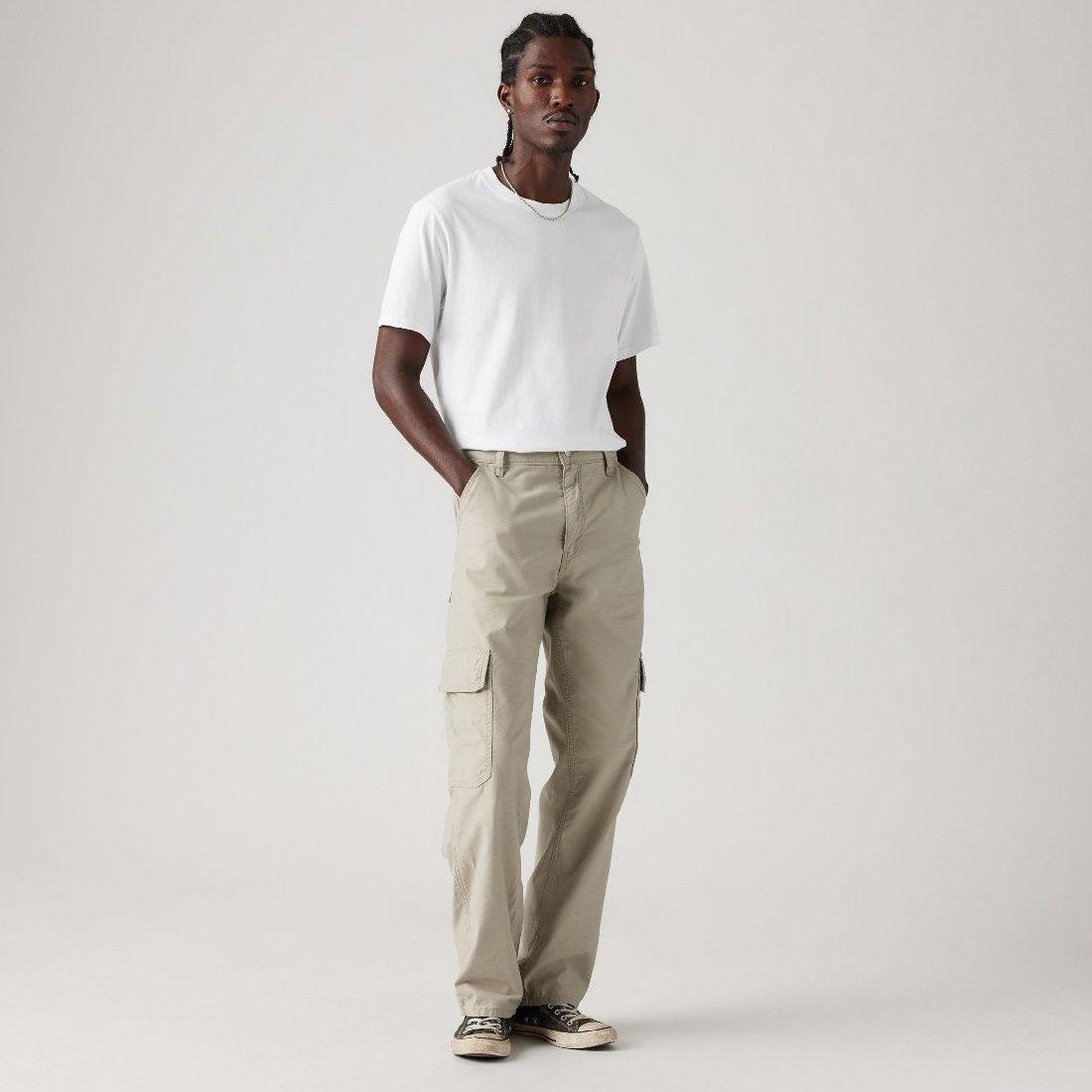 Vintg Khaki - Levis - Men's Loos Cargo Trousers - 2