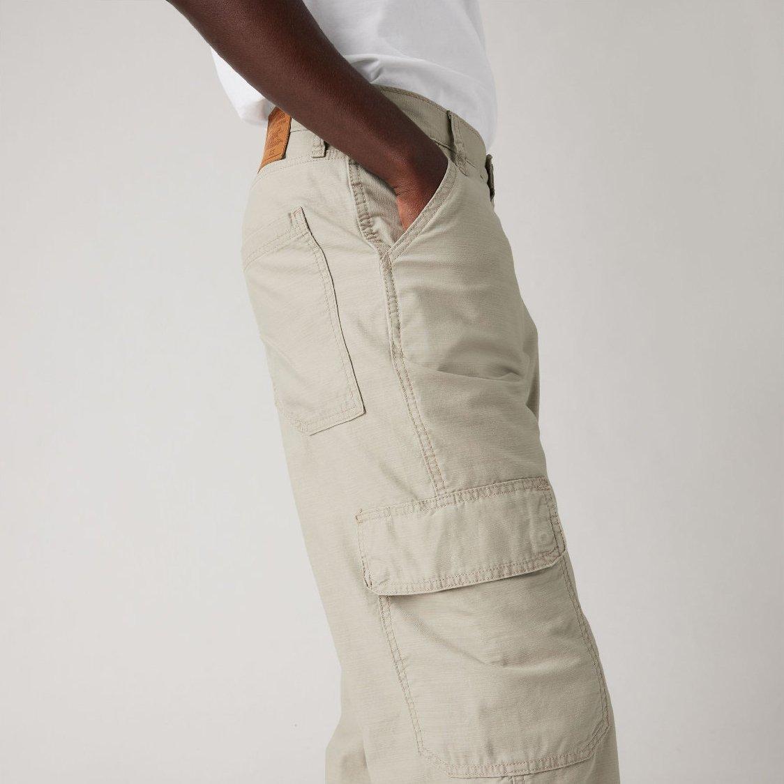 Vintg Khaki - Levis - Men's Loos Cargo Trousers - 4