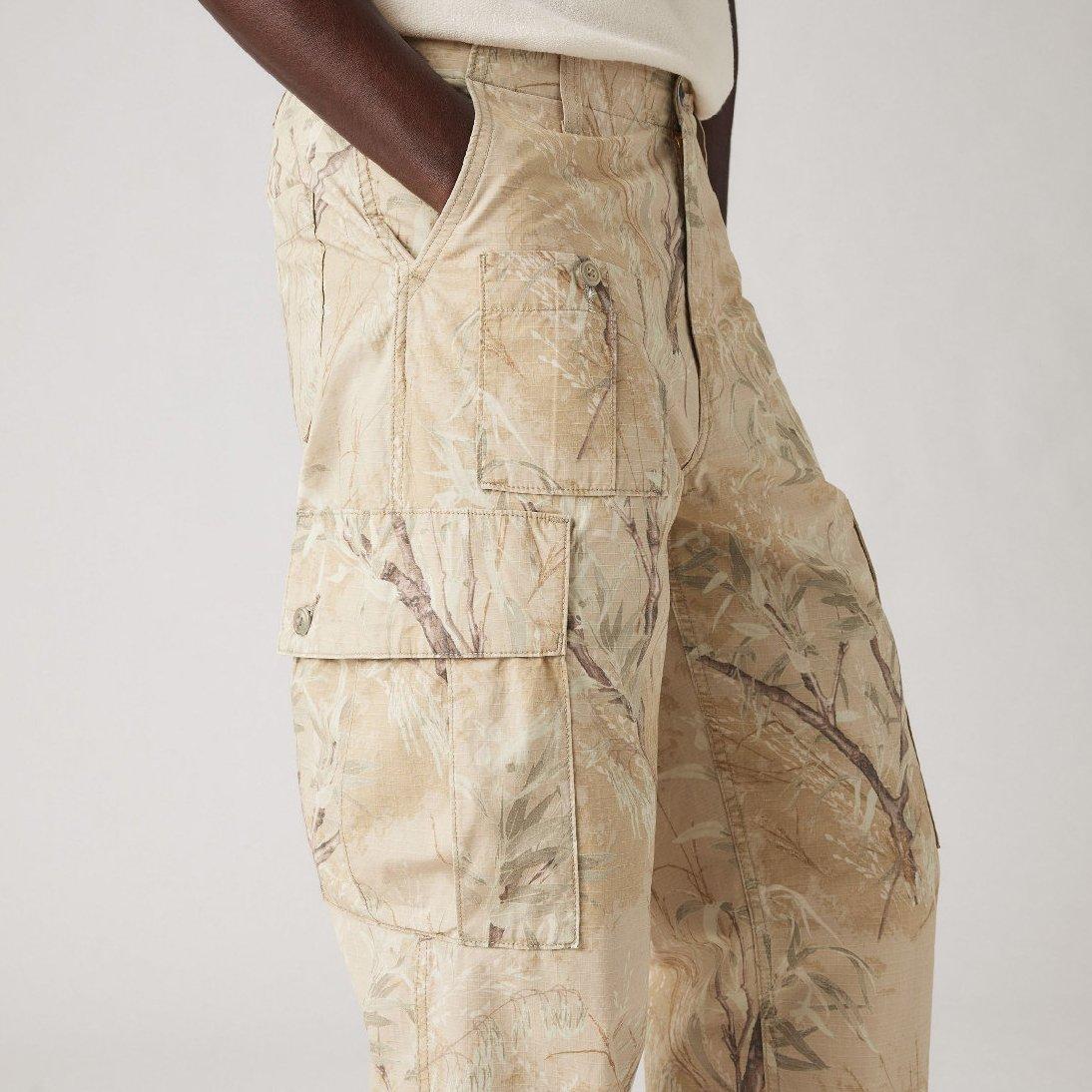 Grass Camo - Levis - Men's Parachute Cargo Trousers - 4