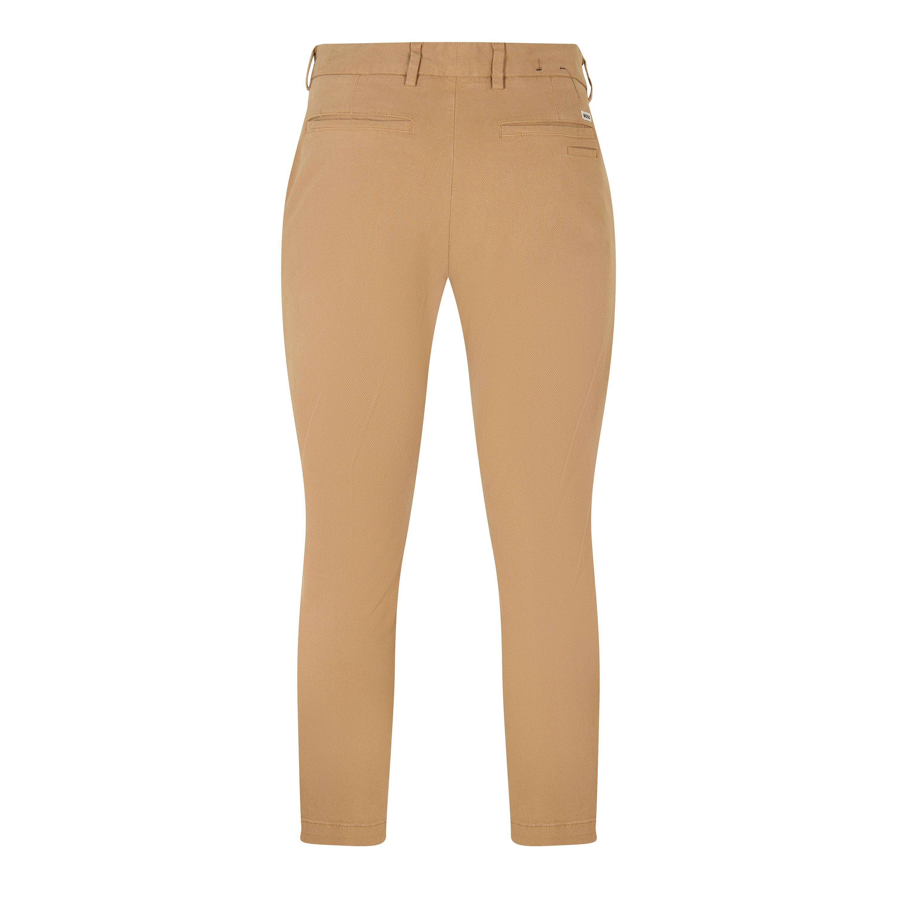 Medium Beige - Boss - Men's Kaiton Straight Leg Trousers - 2