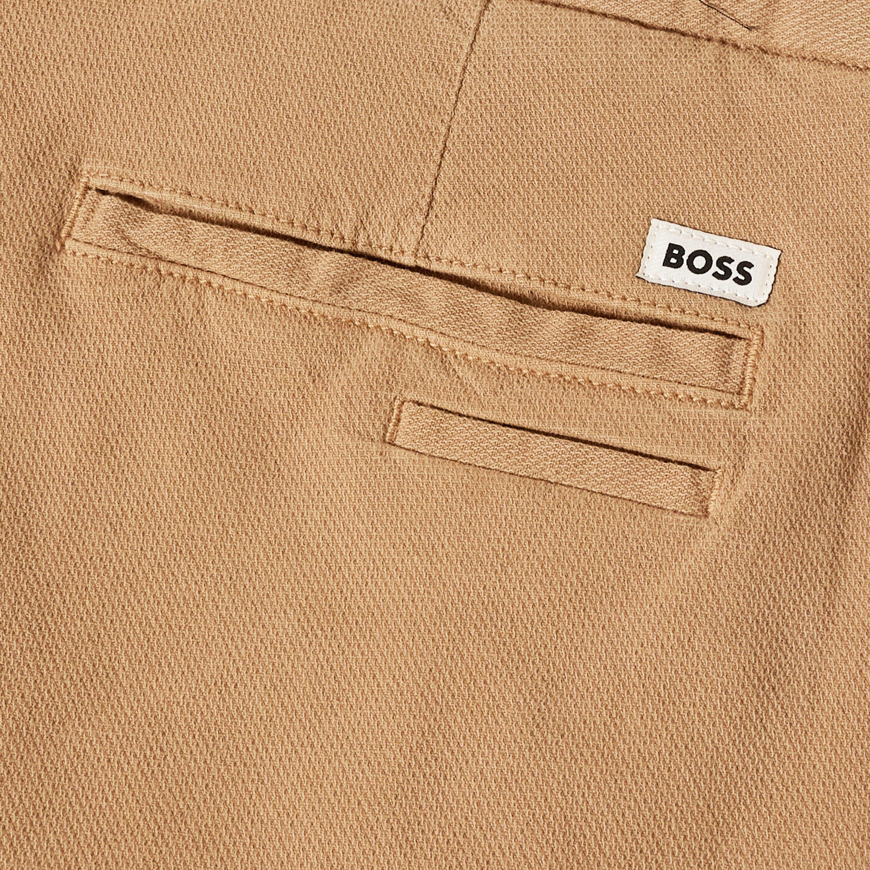 Medium Beige - Boss - Men's Kaiton Straight Leg Trousers - 3