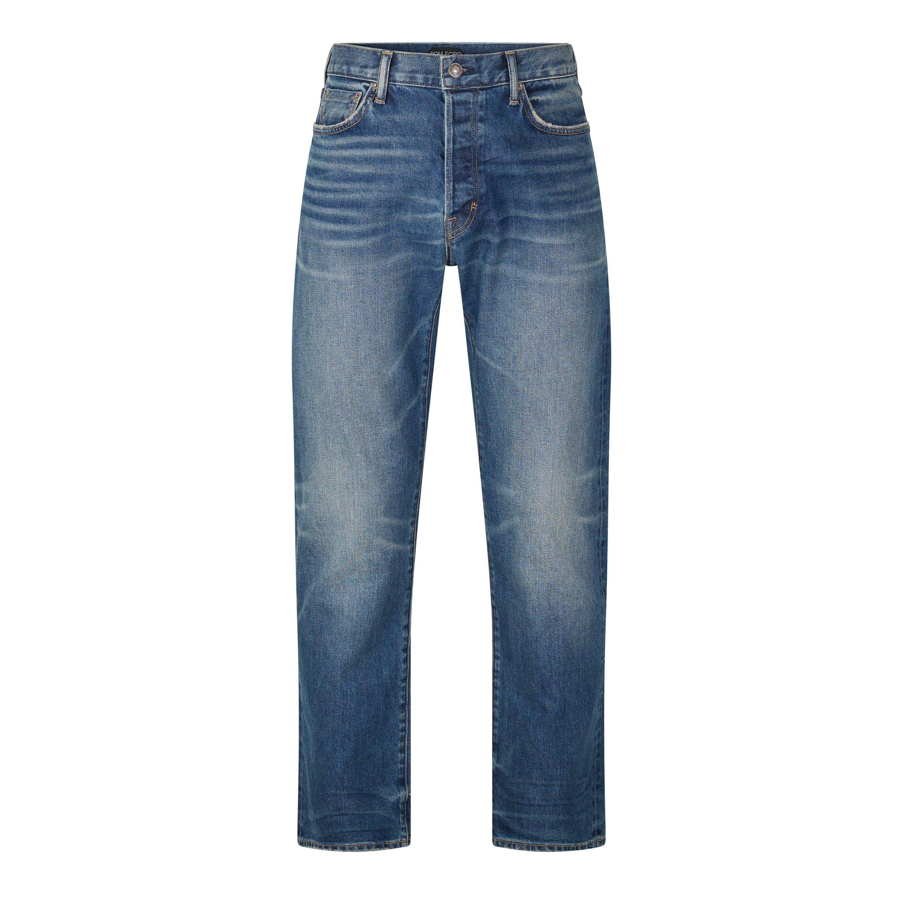 Washed Indigo - Tom Ford - TF Selvedge Denim Sn64 - 1
