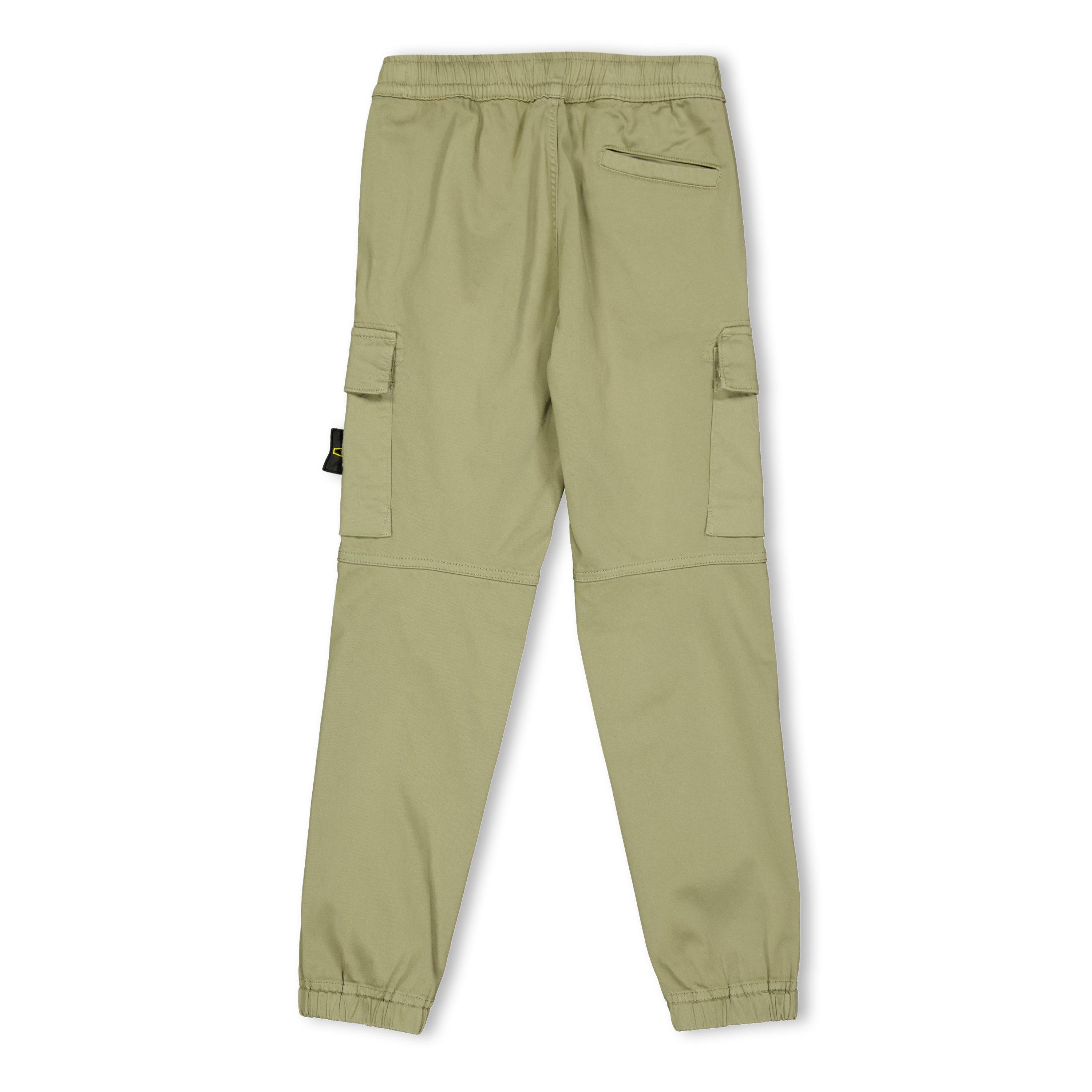 Mud V0068 - Stone Island - Kids' Cotton Cargo Trousers - 2