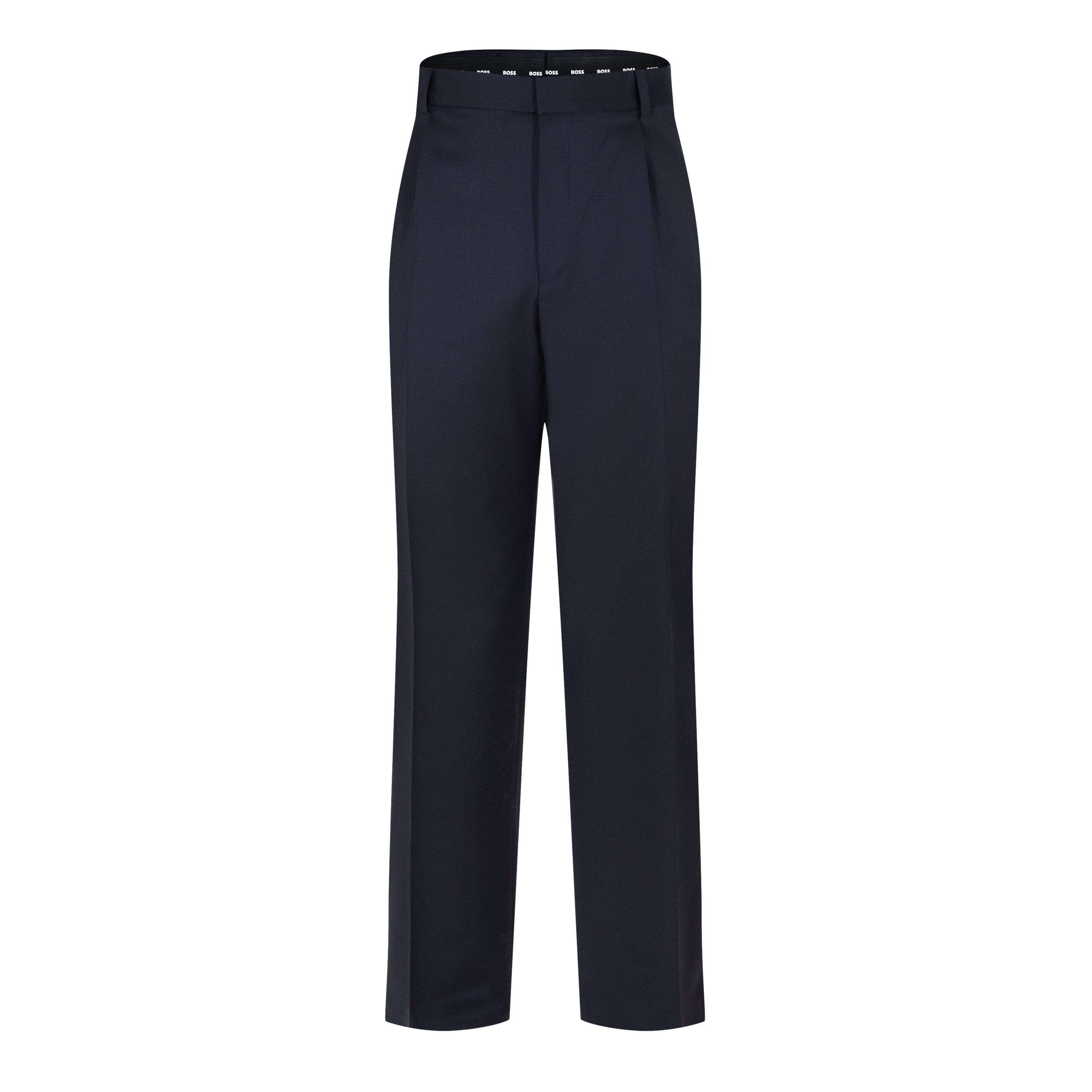 Boss Men's Straight Leg Trousers - Dark Blue - 42 (52)