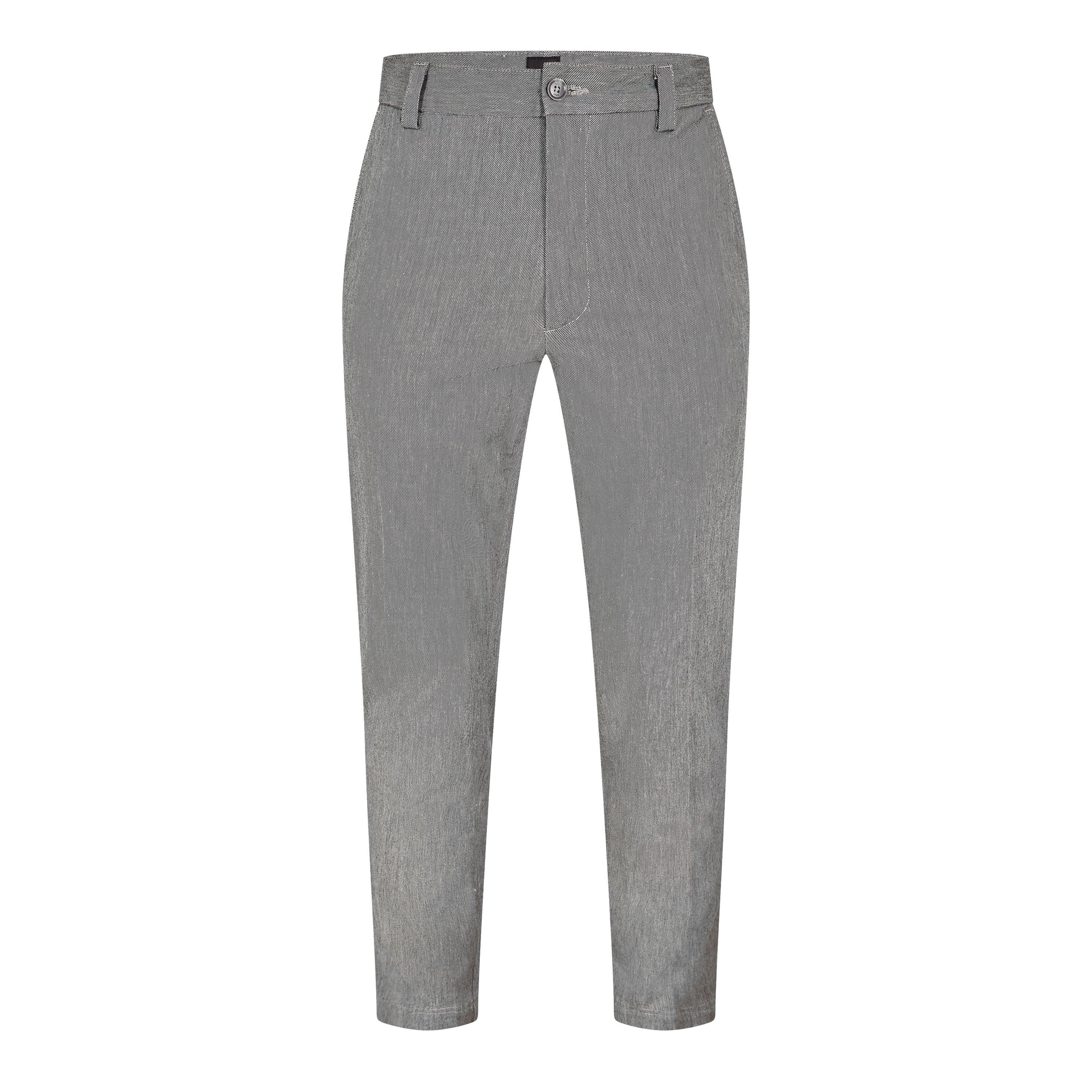 Boss Boss C-Kent-Gw 10276586 01 Straight Leg Trousers Mens - Silver