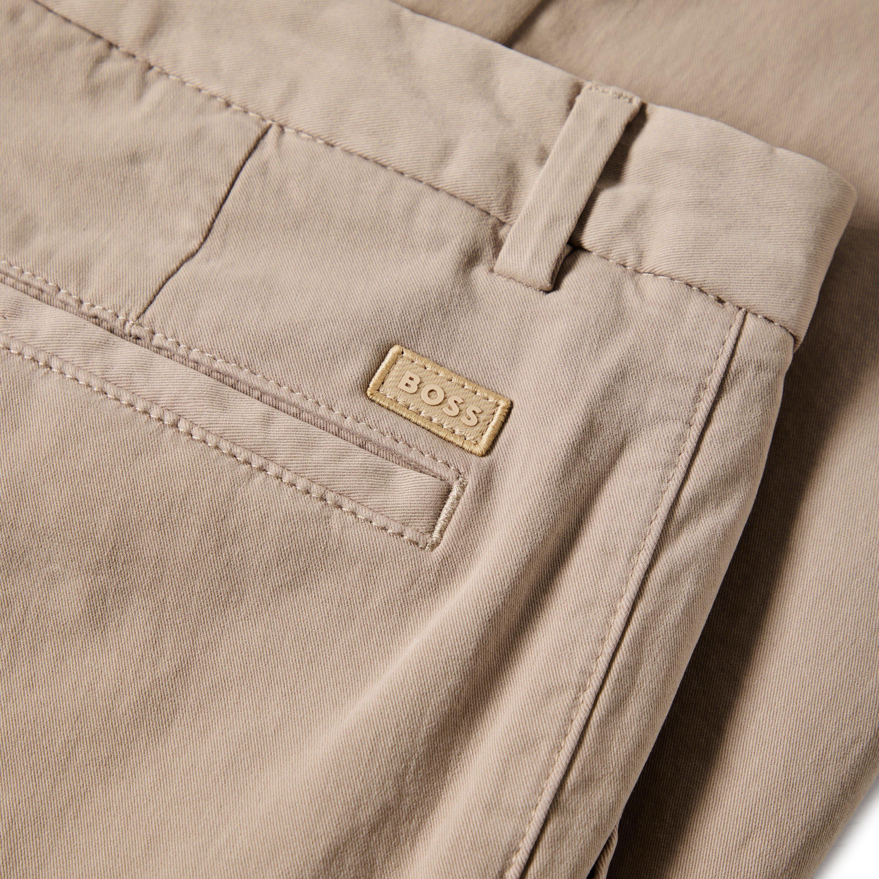 Open Beige - Boss - Boss H-Kane1 10271526 01 Straight Leg Trousers Mens - 3