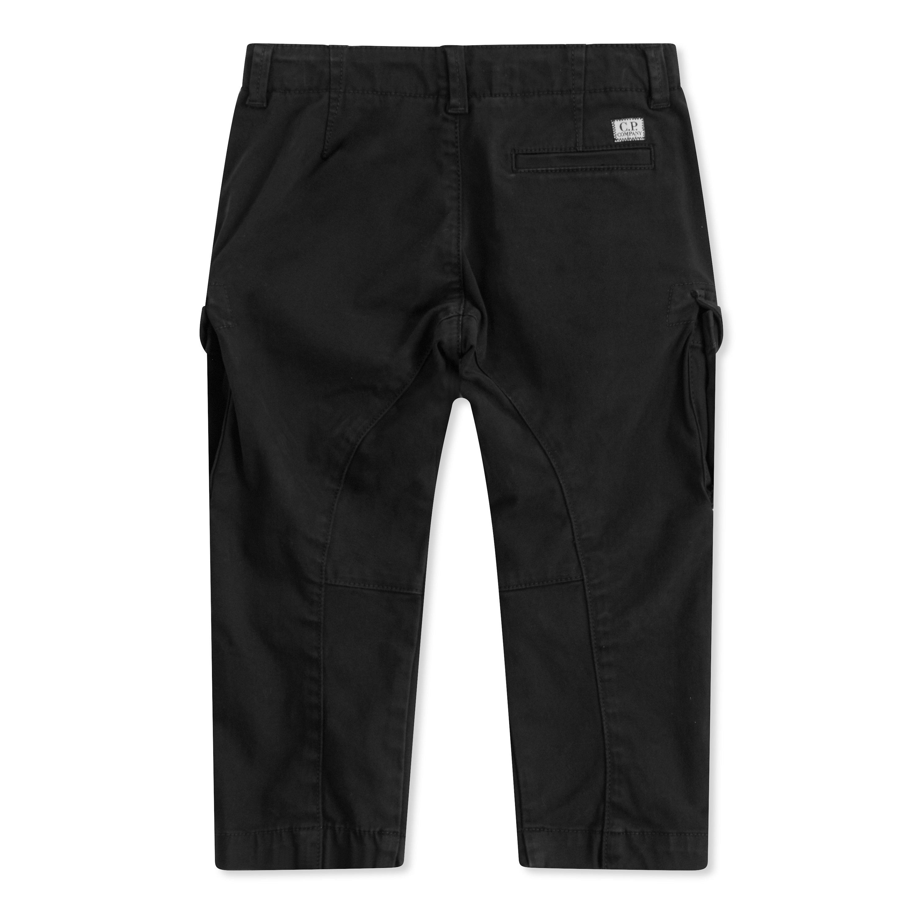 Black 60100 - CP Company - Kids' Sateen Cargo Trousers - 2