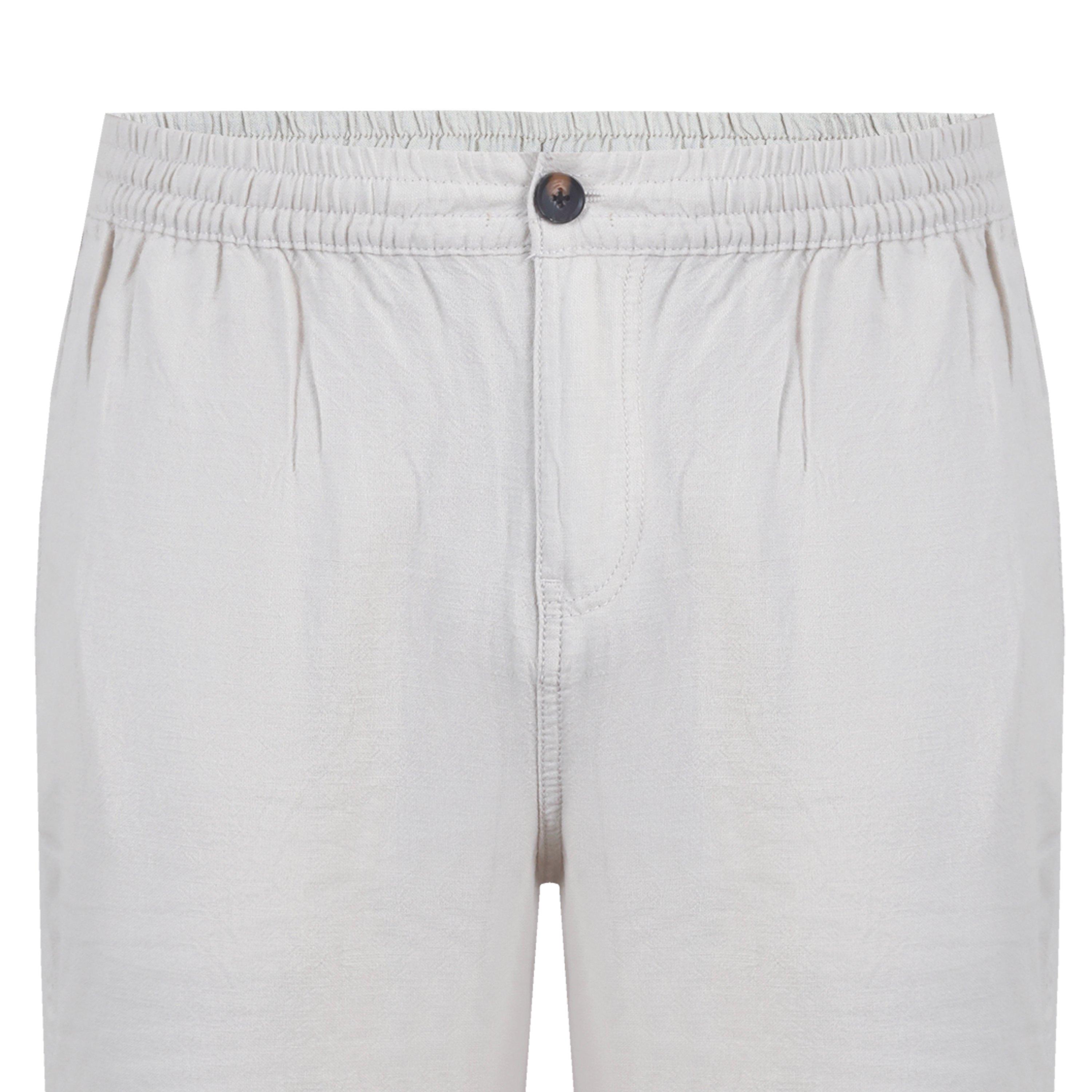 Cream - Fabric - Linen Trsr - 4