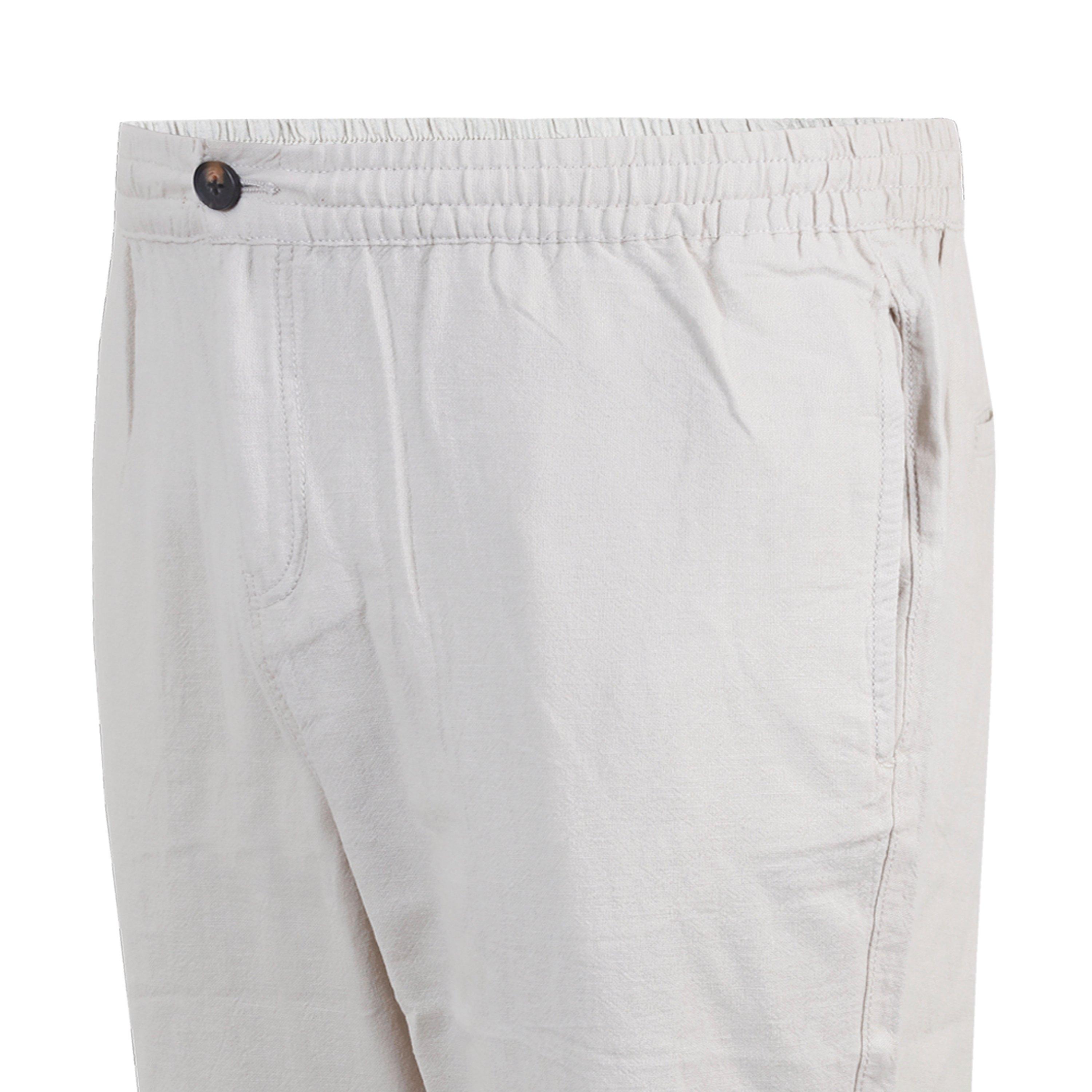 Cream - Fabric - Linen Trsr - 6