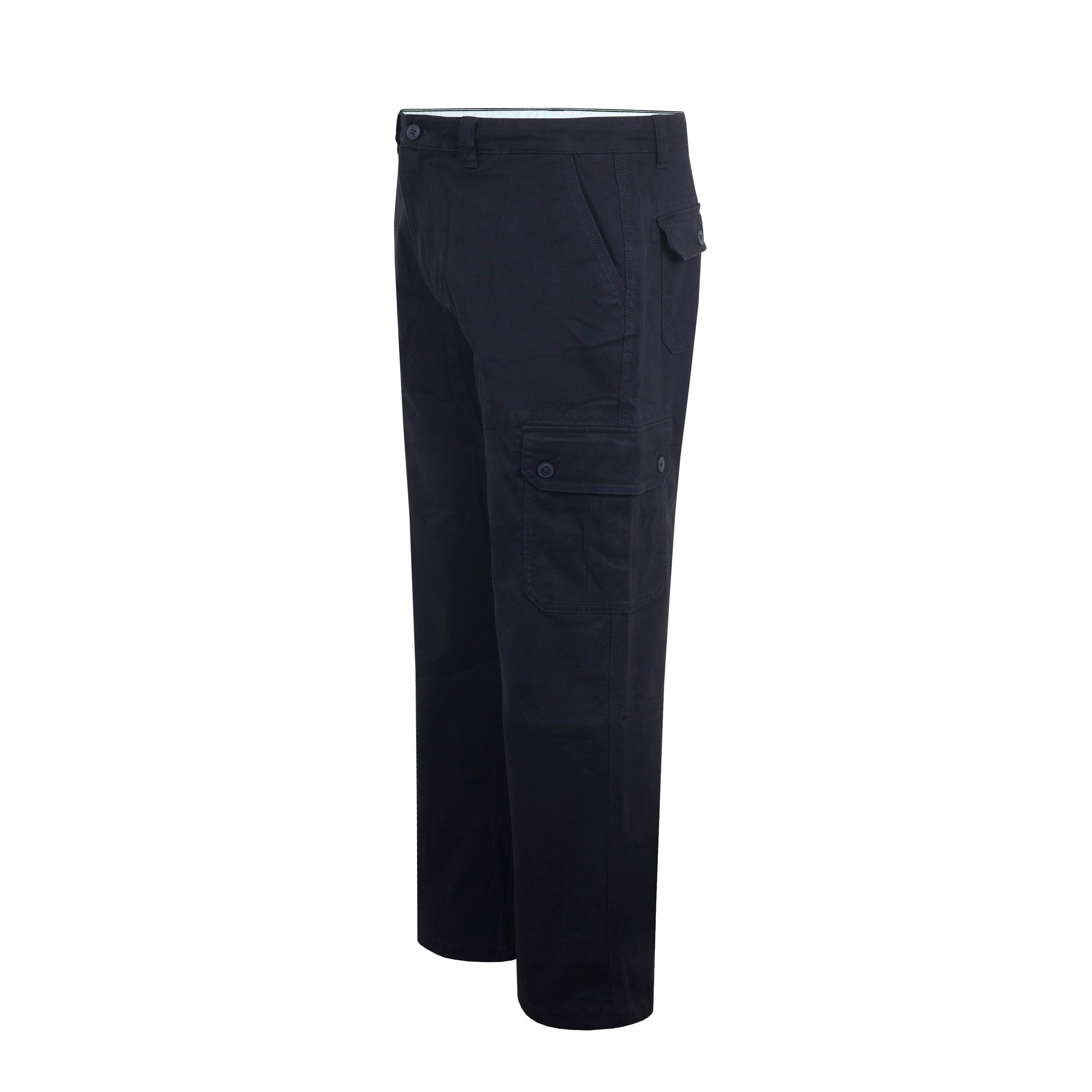 Black - Fabric - Cargo Pant - 3