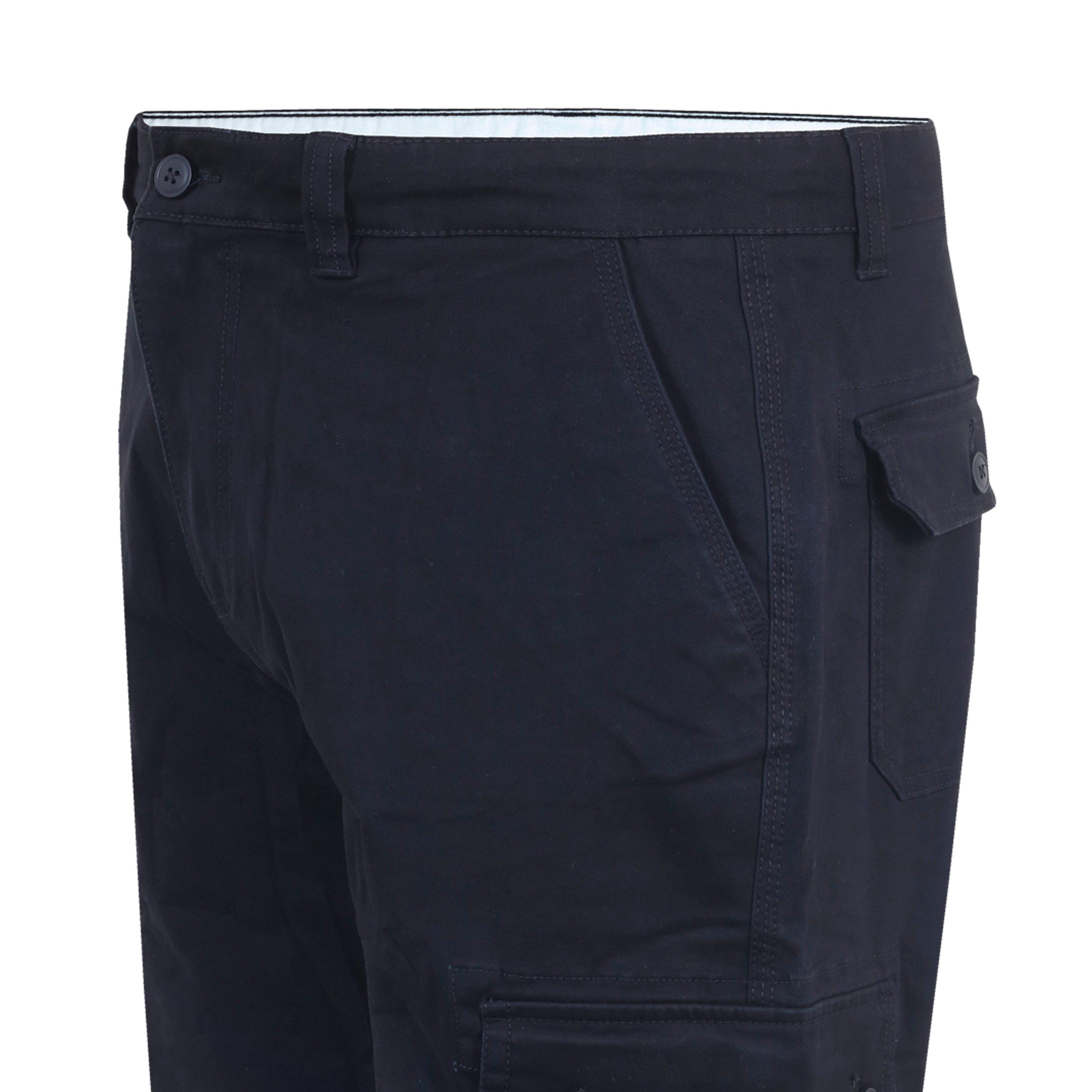 Black - Fabric - Cargo Pant - 5