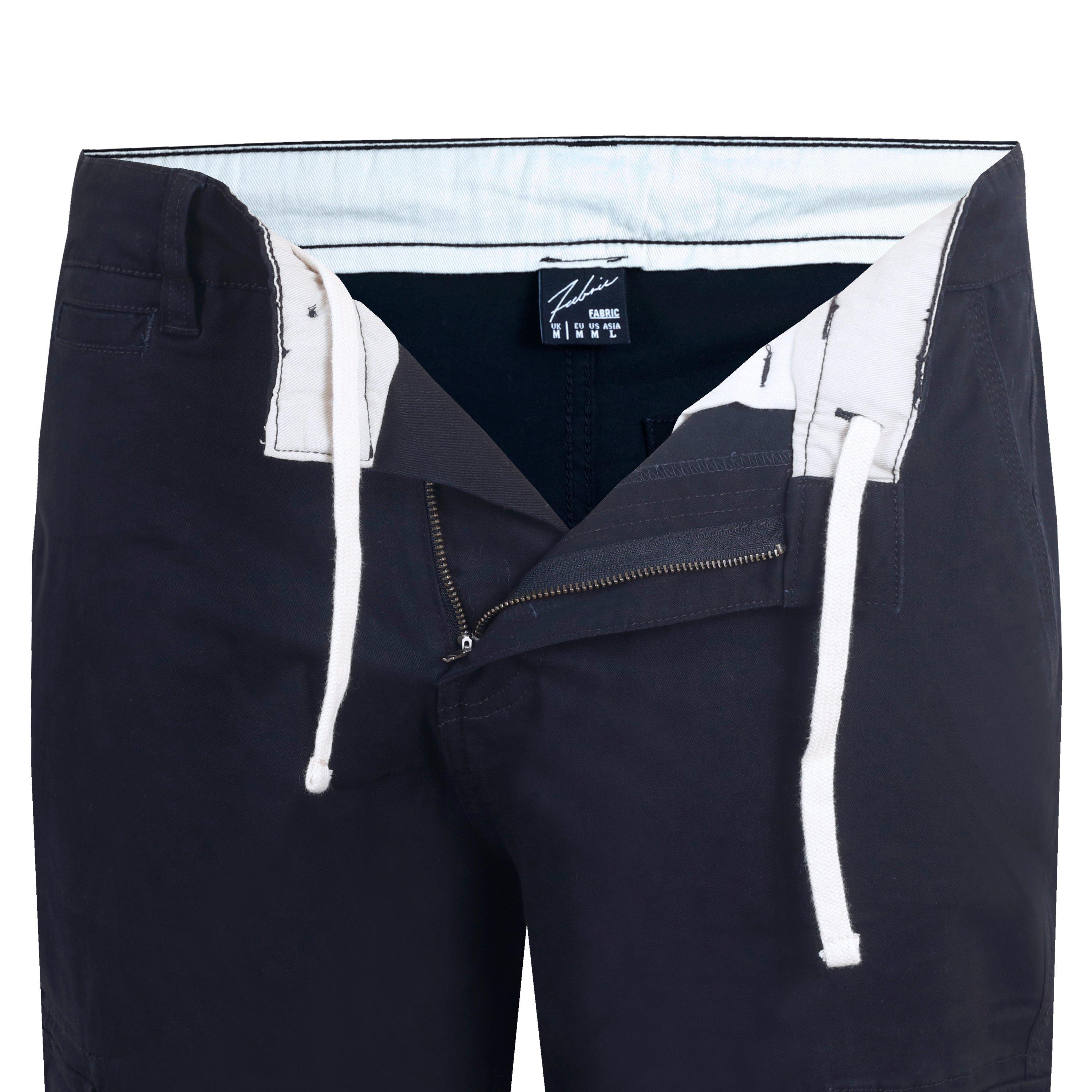 Black - Fabric - Cargo Pant - 7